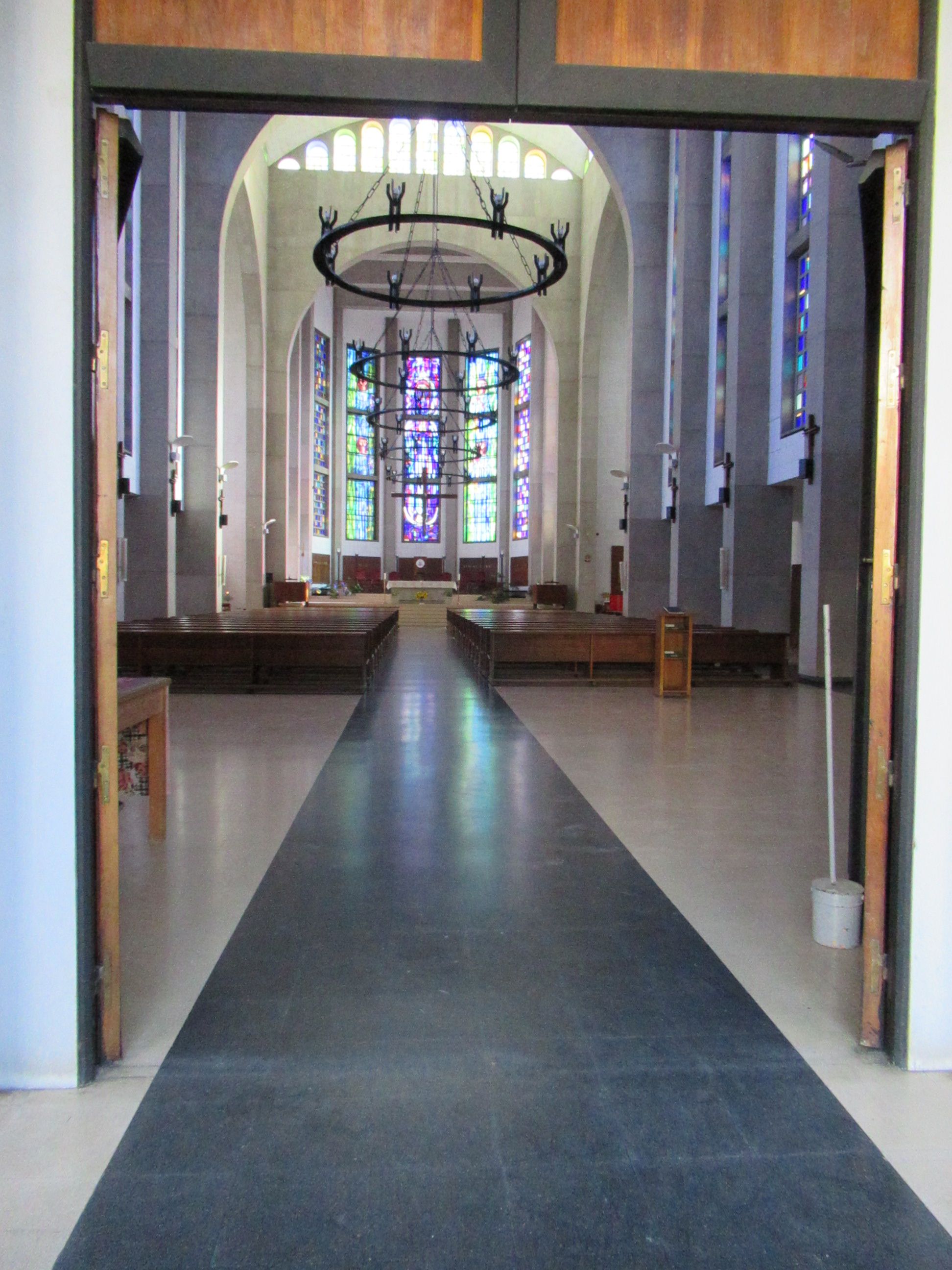 Intérieur de la cathédrale Notre-Dame-de-l 'Assomption à Tanger au Maroc