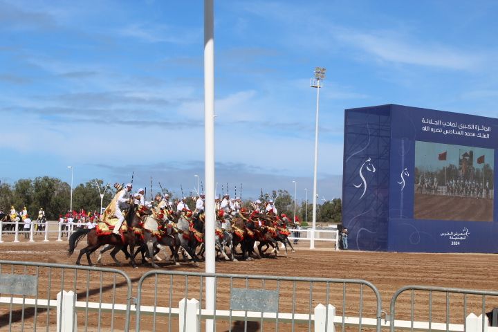 Fantasia at the International Horse Show in El Jadida, Morocco