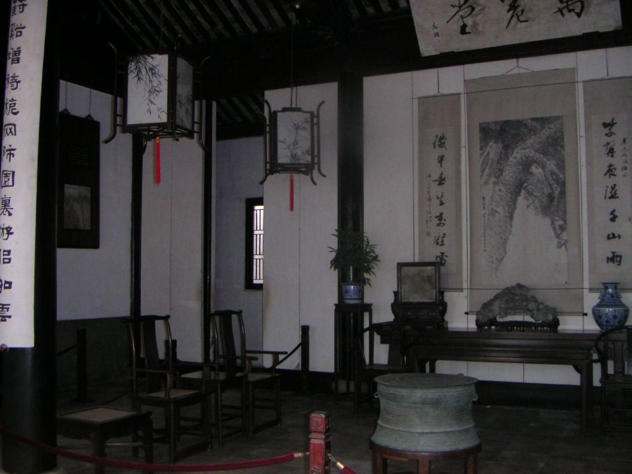 Interior of the temple, Suzhou Garden, China, Asia free photo