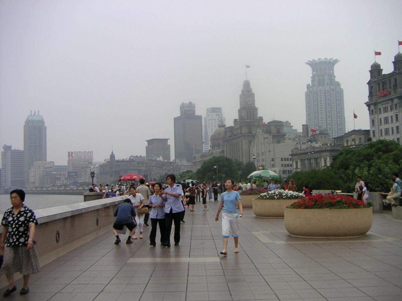 People by the river in China, Customs House, Asia free photo