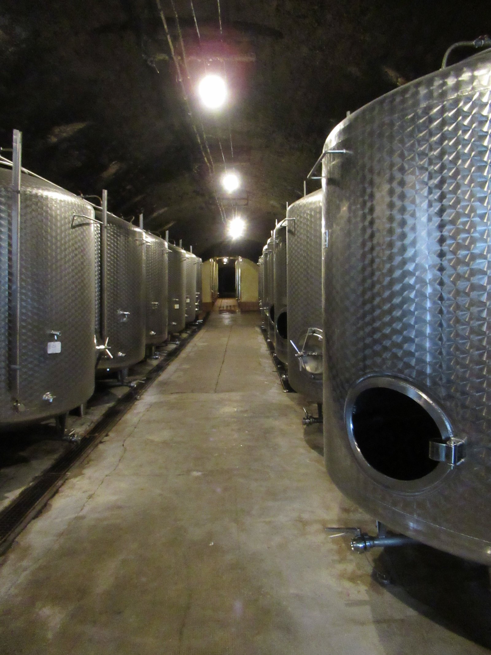 Cuves alimentaires en inox pour stockage du vin