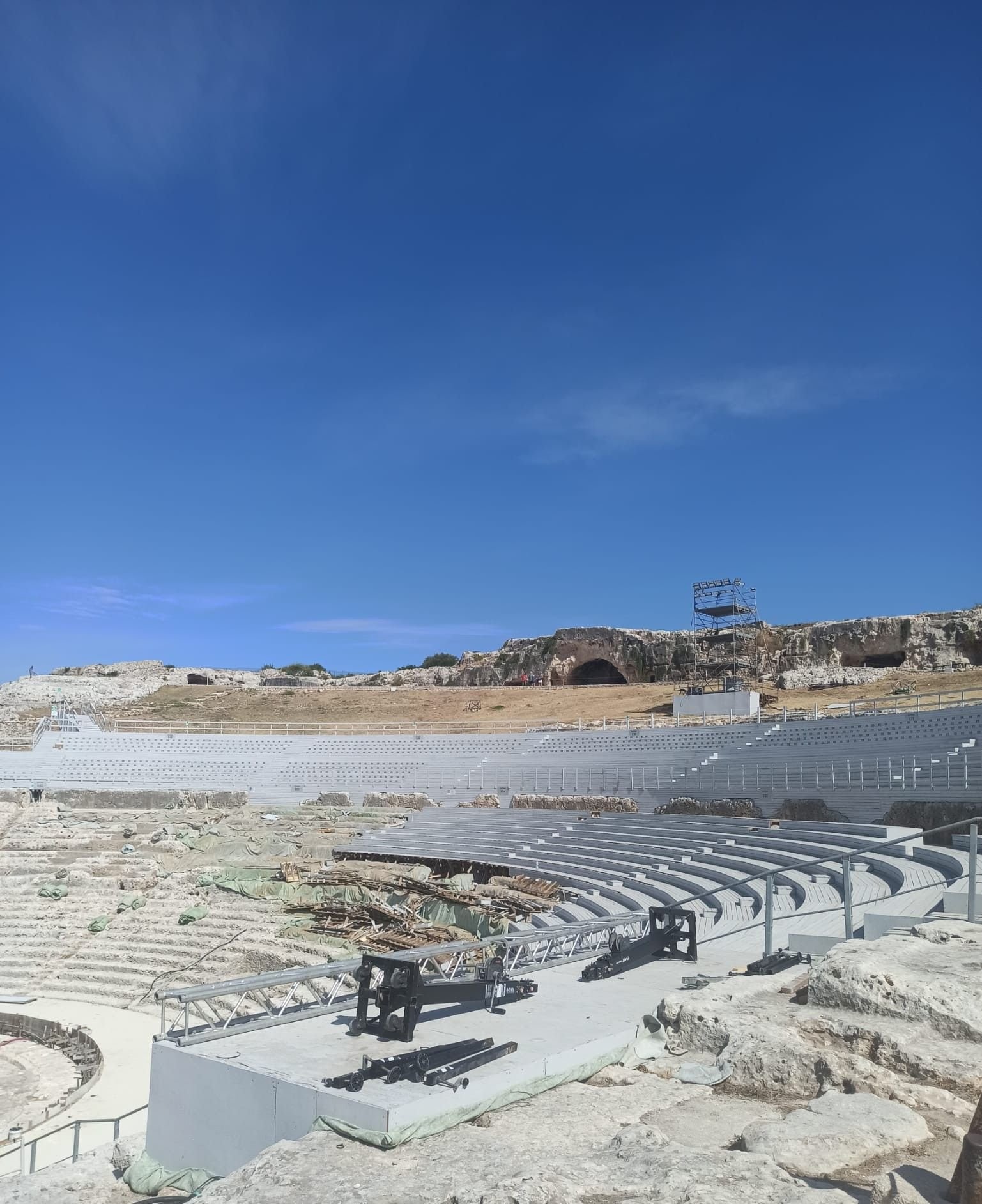 Théâtre grec de Syracuse en Sicile, photo gratuite