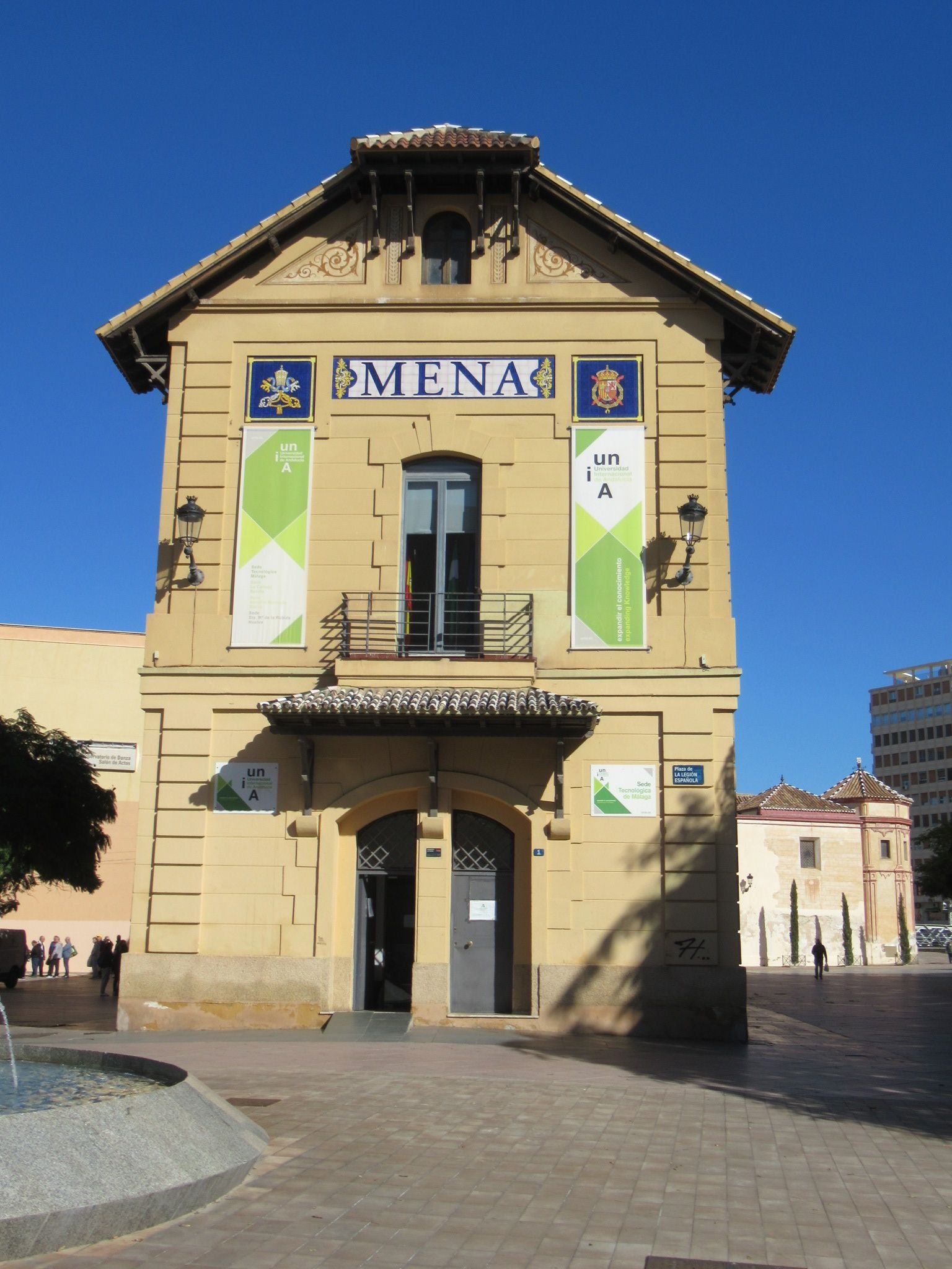 Le bâtiment Mena, l'une des quatre sedes (campus) de l'Université Internationale d'Andalousie (UNIA), photo gratuite