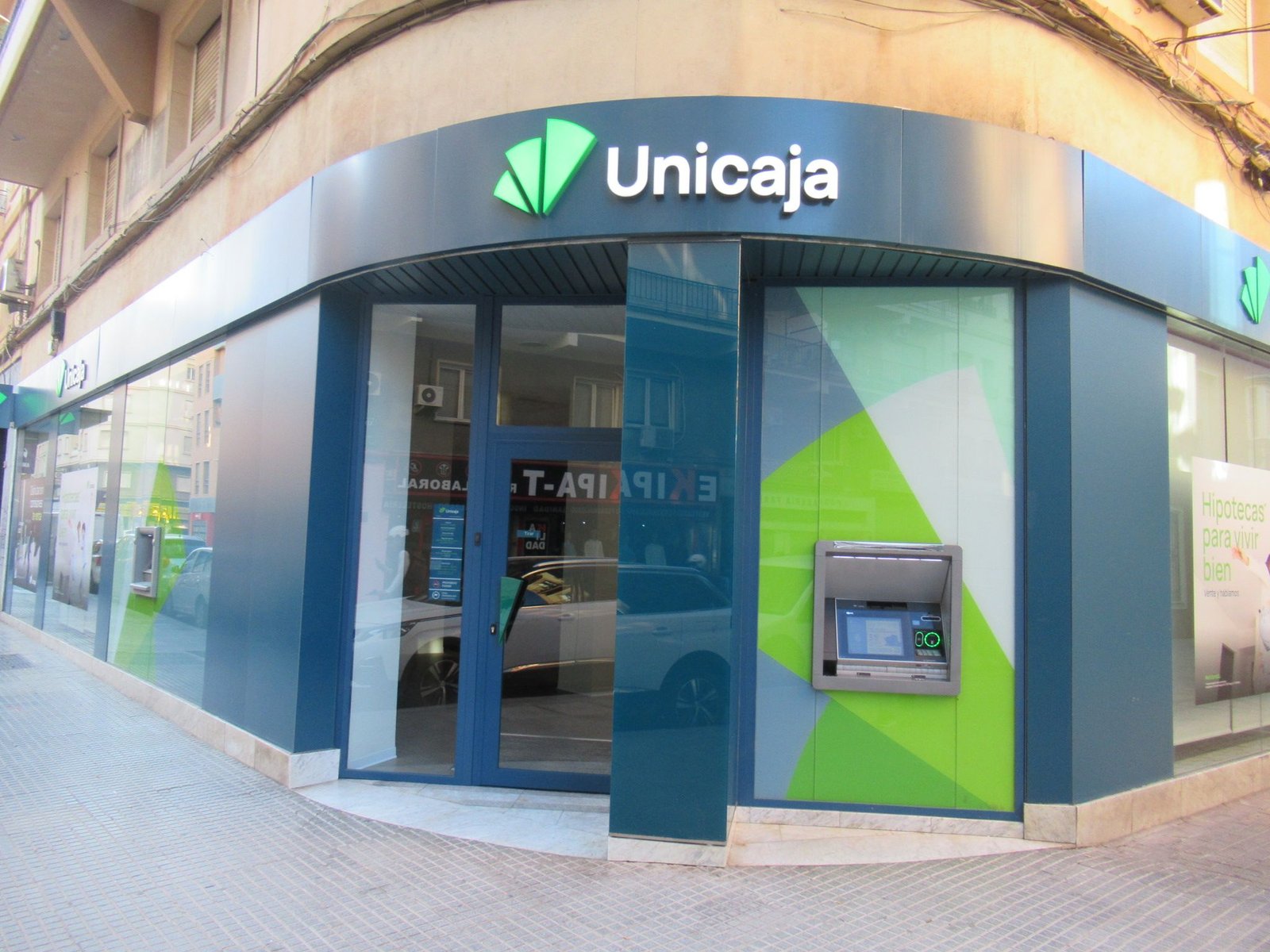 A branch of Unicaja Banco, a Spanish financial institution, free photo