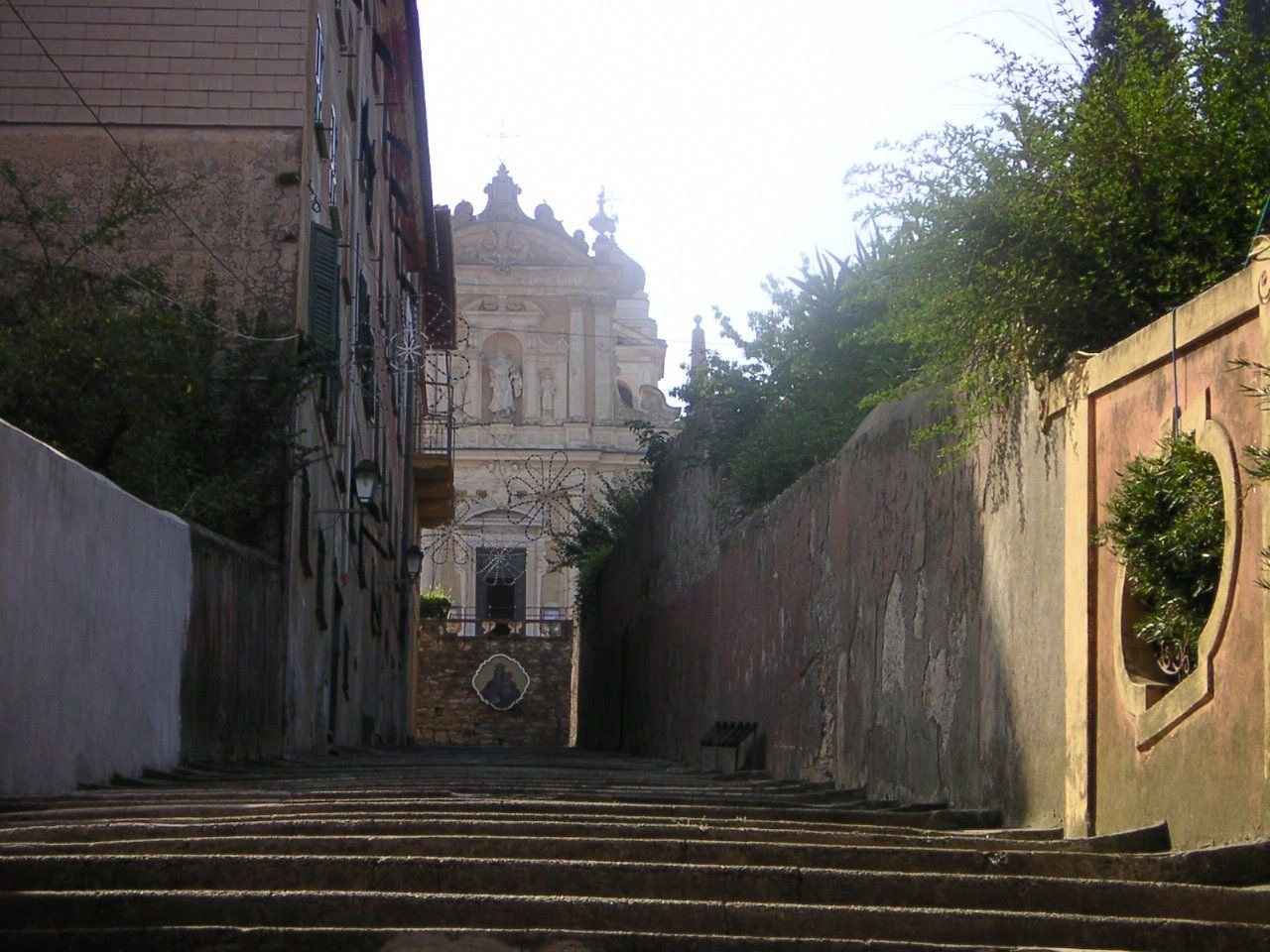Le Sanctuaire de Nostra Signora della Lettera, situé à Santa Margherita Ligure, en Italie, photo gratuite