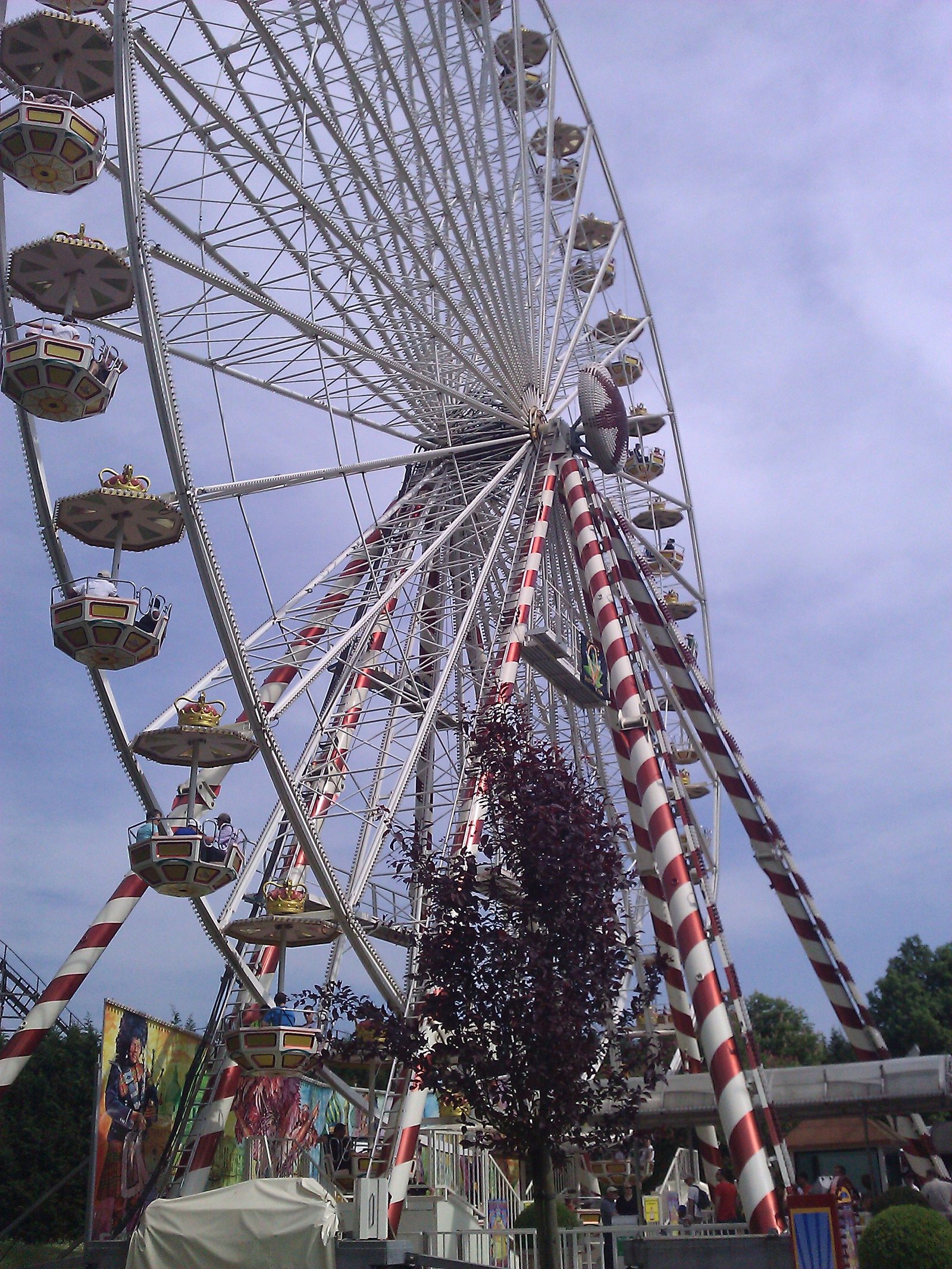 La grande roue de la foire du trône à Paris photo gratuite