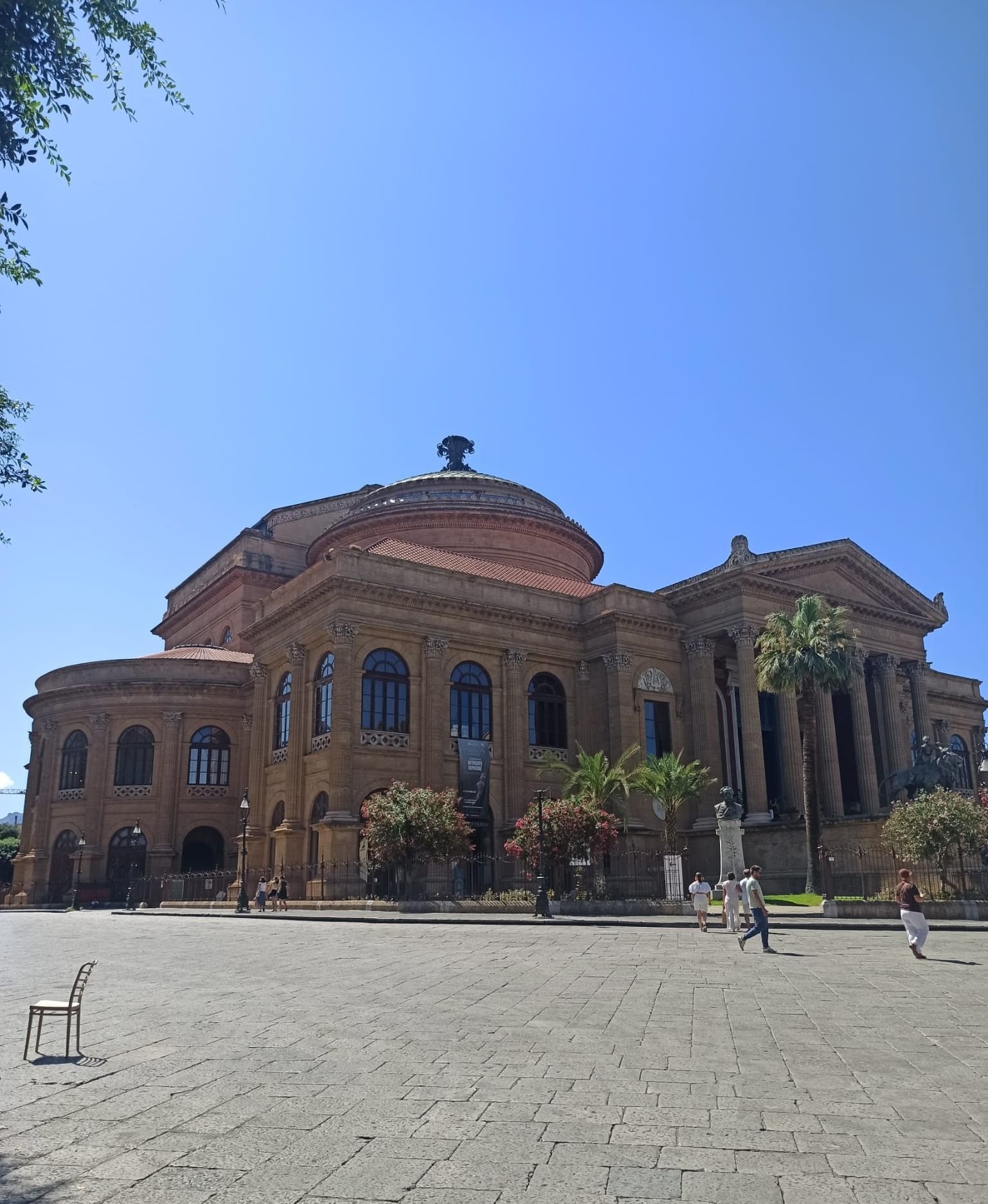 Teatro Massimo Vittorio Emanuele, un opéra situé à Palerme, en Sicile, photo gratuite