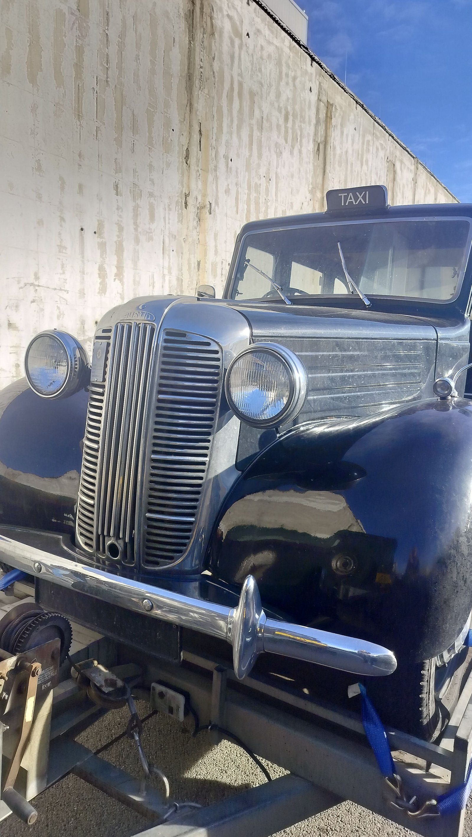 Taxi anglais des années 1950, photo gratuite