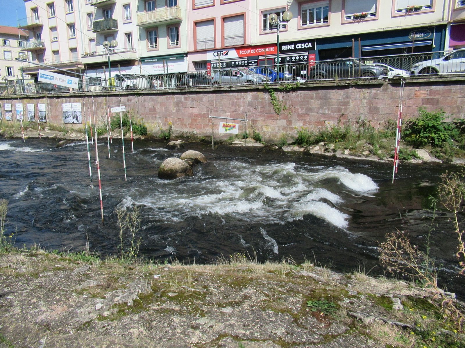 Parcours de canoë-kayak slalom : rivière à  Épinal gratuite
