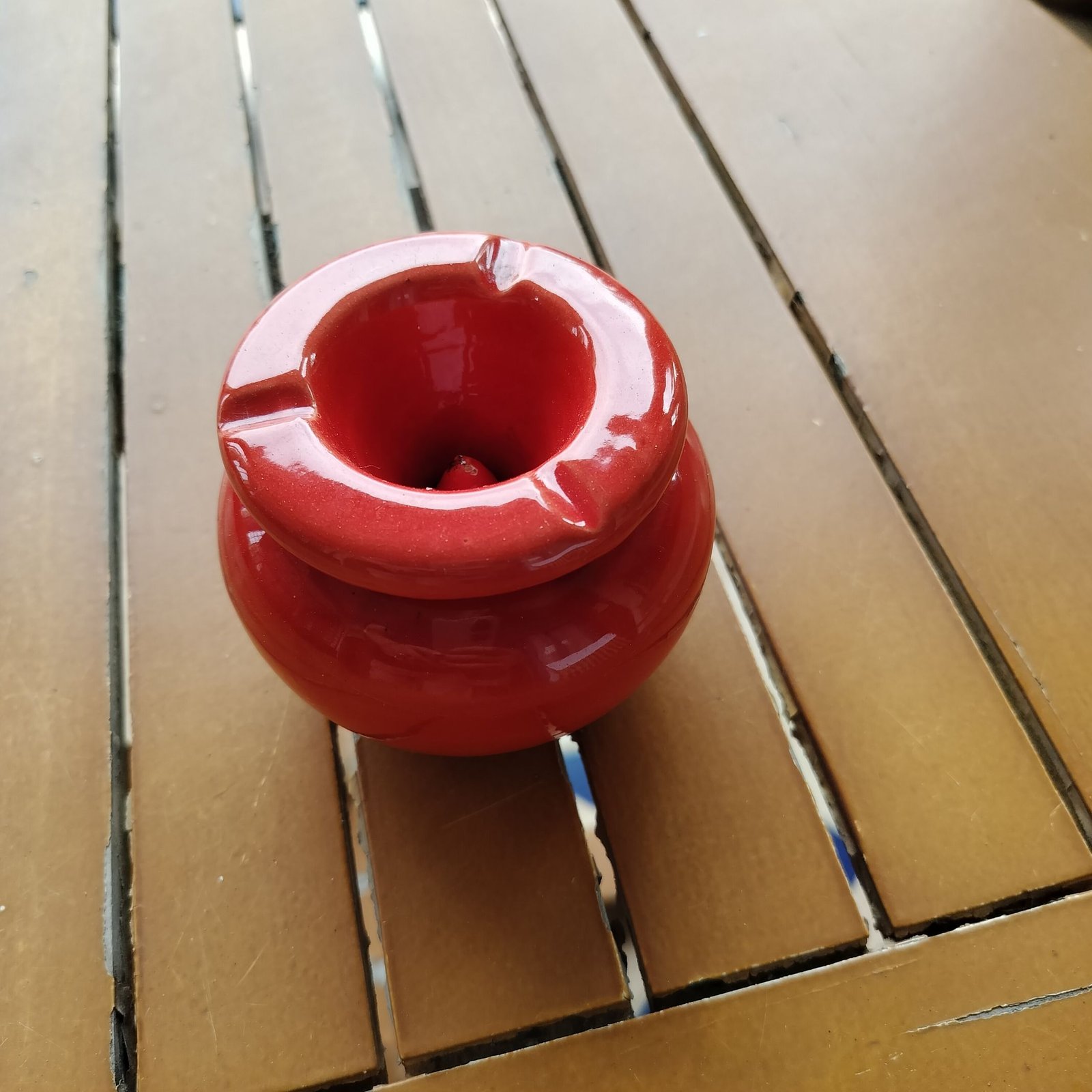 Cendrier en poterie marocaine - Aschenbecher aus marokkanischer Keramik