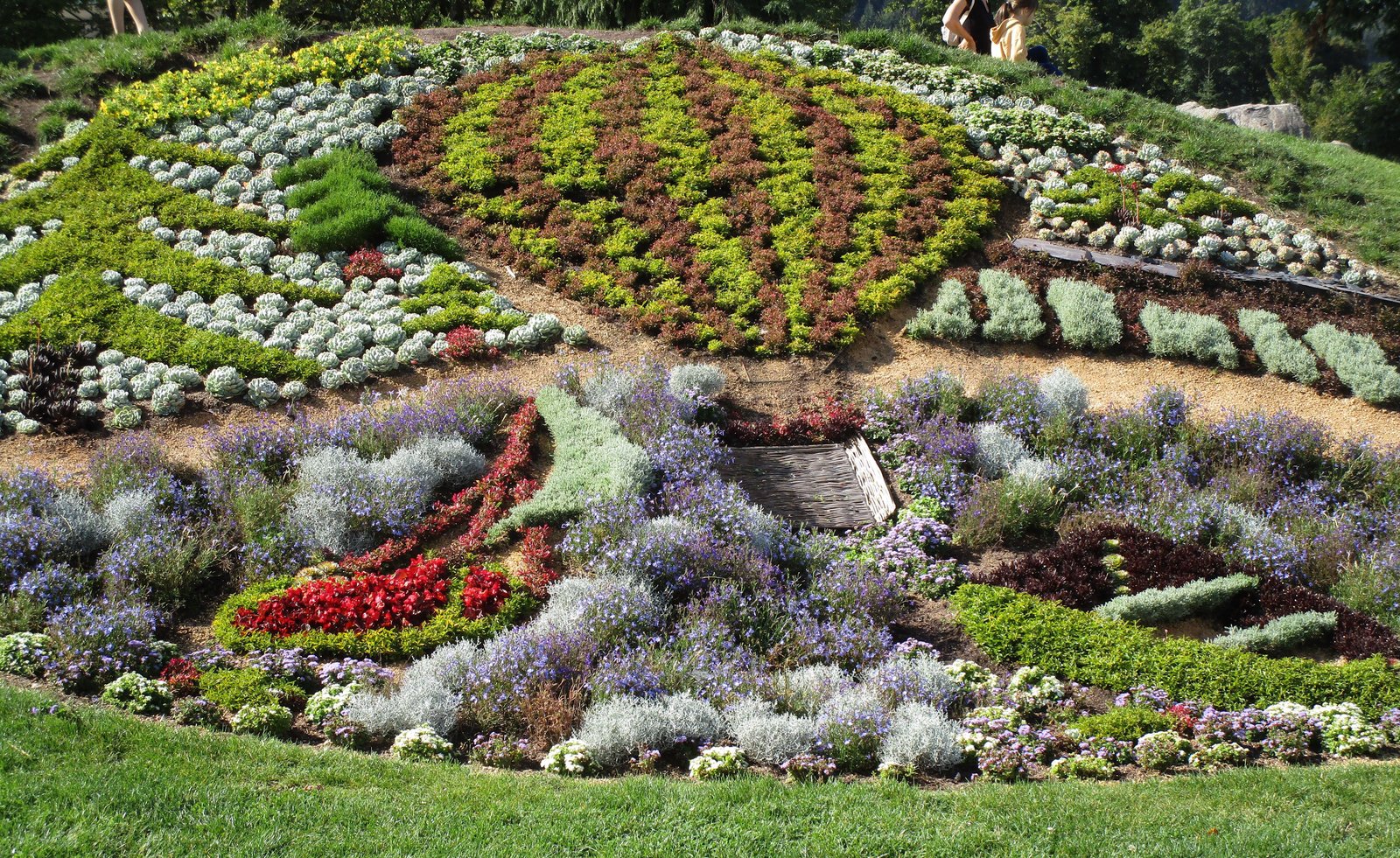 Parc fleuri du Trexeau à Gérardmer en Lorraine en France