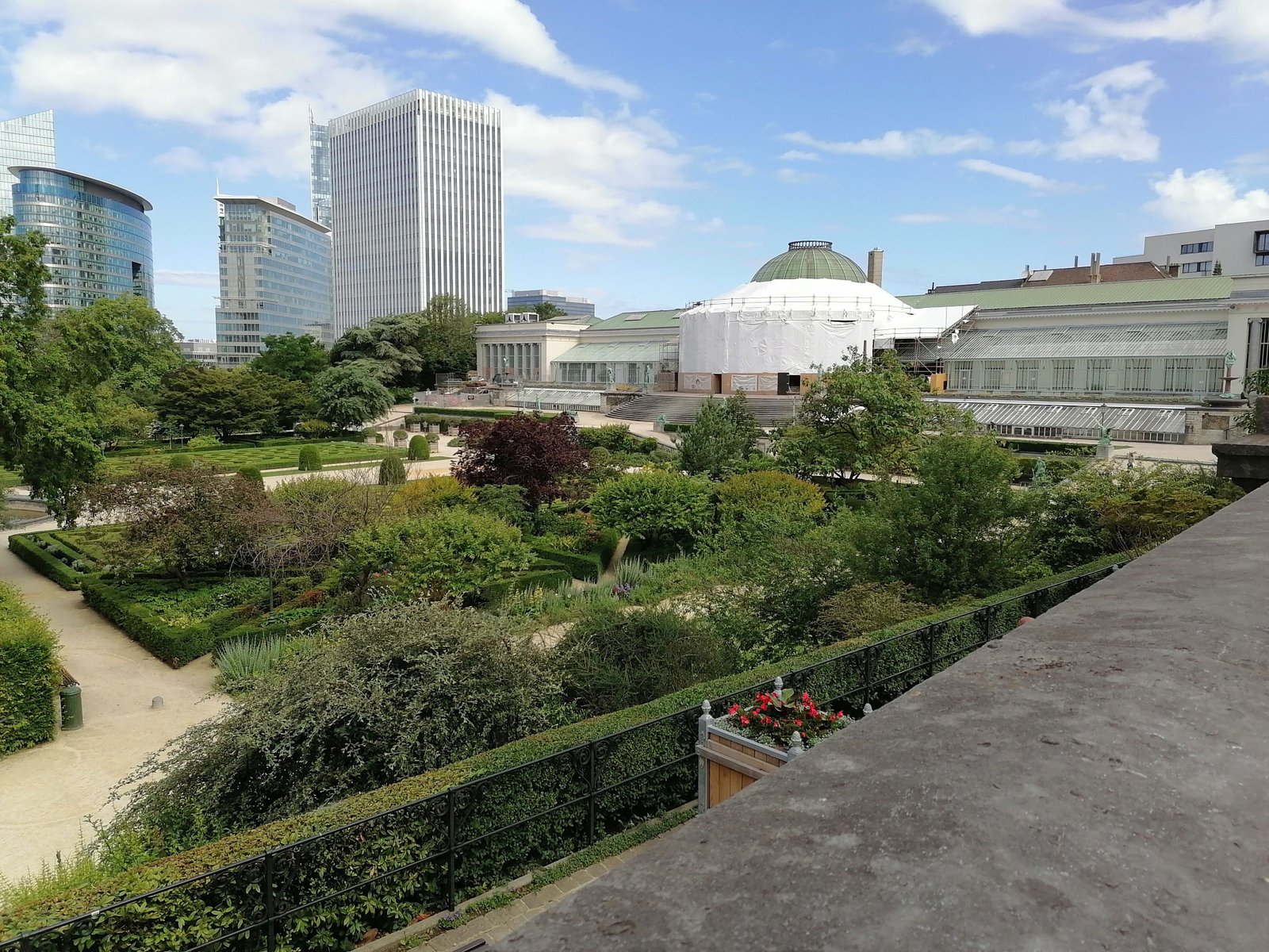Jardin botanique dans la commune Saint-Josse-ten-Noode à Bruxelles Belgique