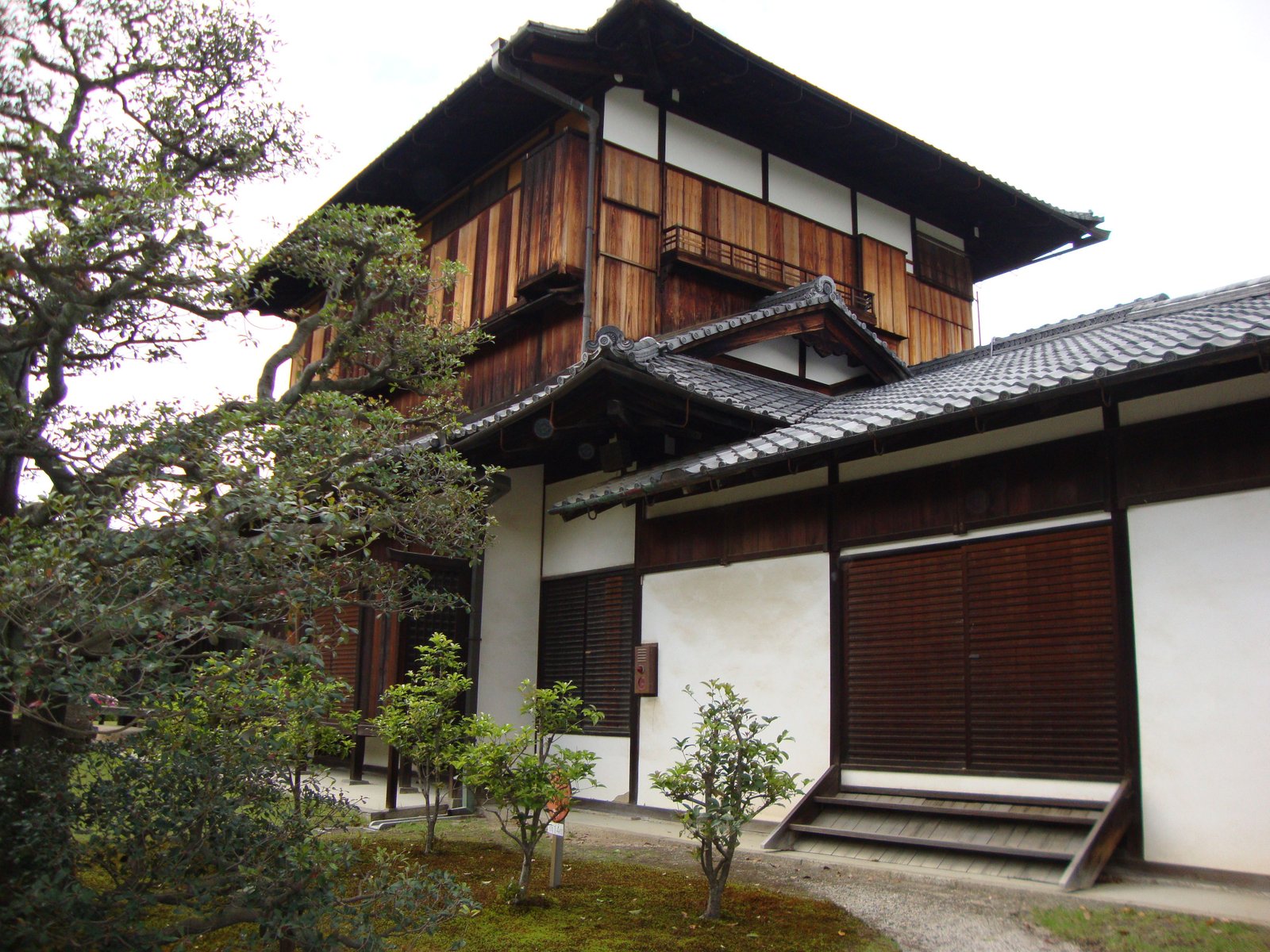 Château de Nijô, maison traditionnelle avec un petit jardin, Japon, Asie, photo gratuite