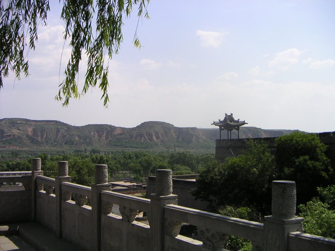 Vue aérienne du paysage depuis la maison Wang, Chine, Asie photo gratuite