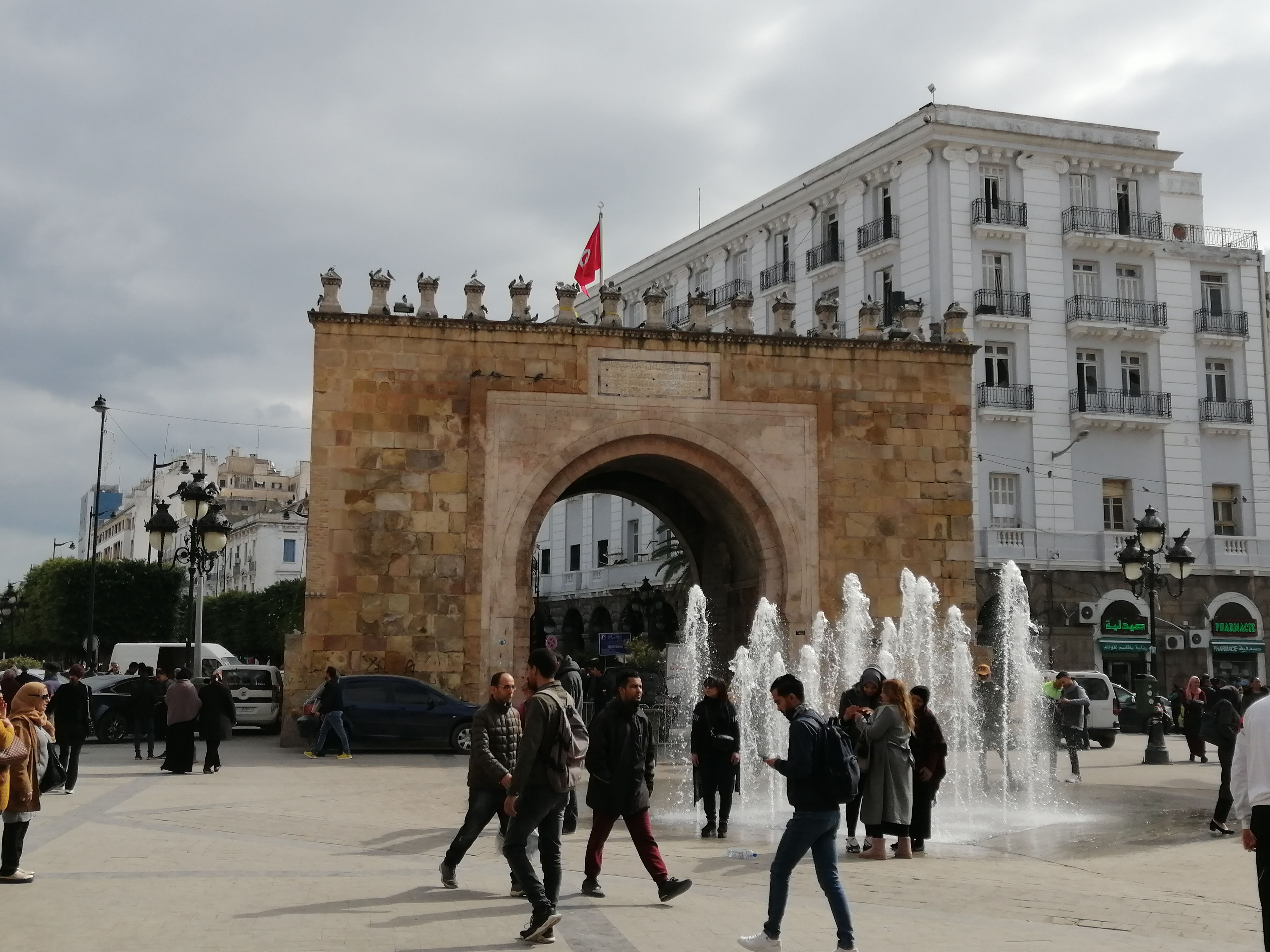 Bab El-Bahr gate of Tunis