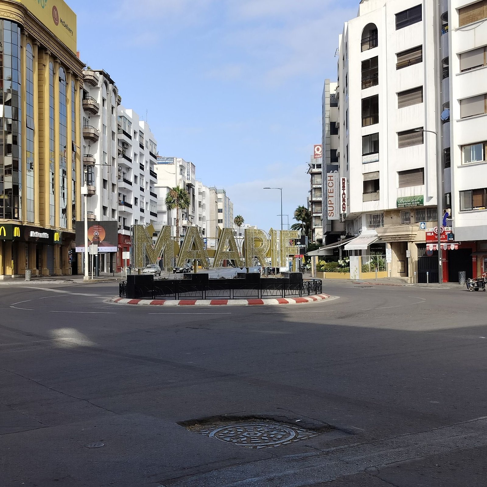 Nouveau rondpoint de Maarif, Casablanca
