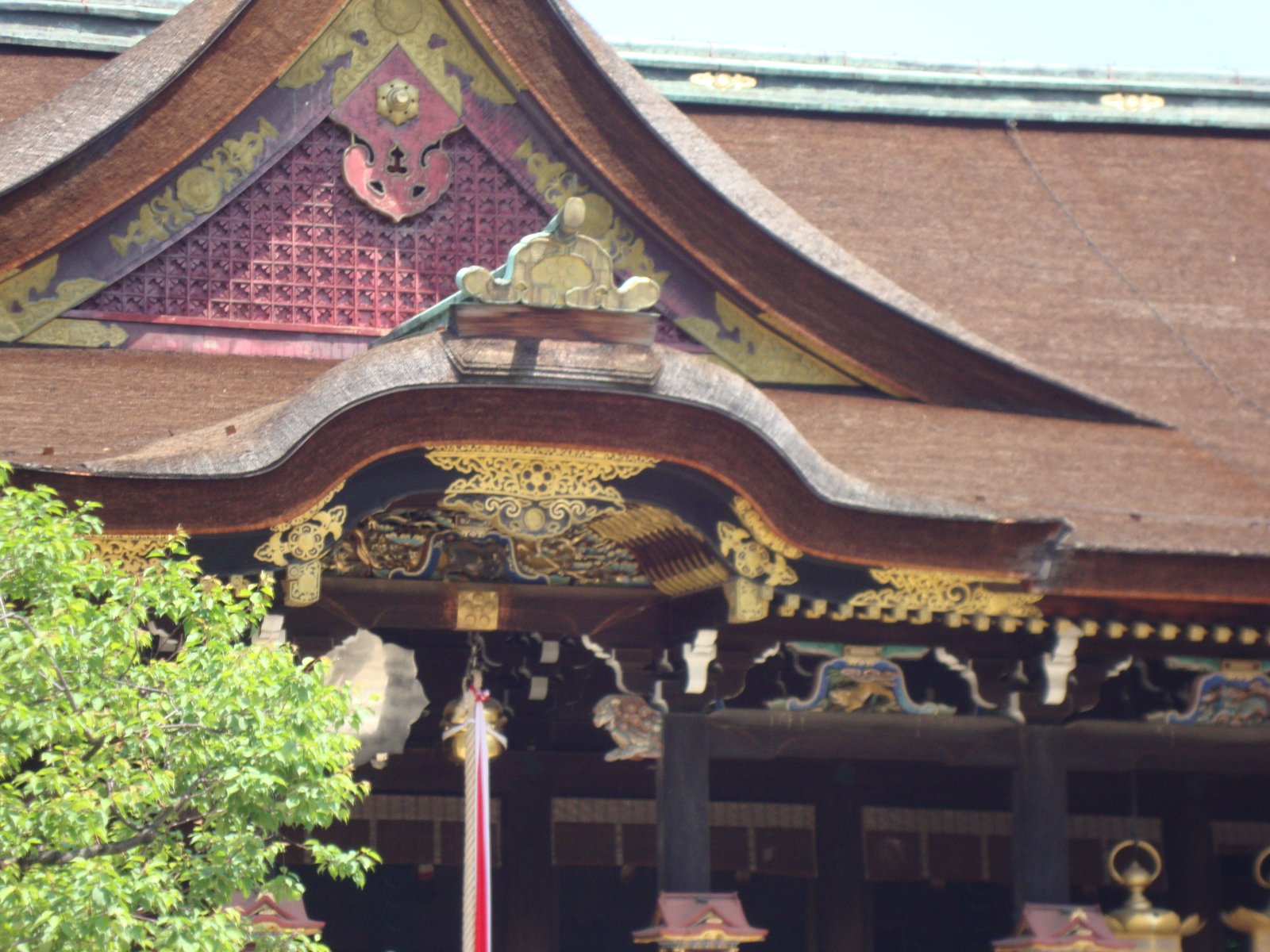 Kitano Tenman-gū temple, toiture, Japon, Asie, photo gratuite