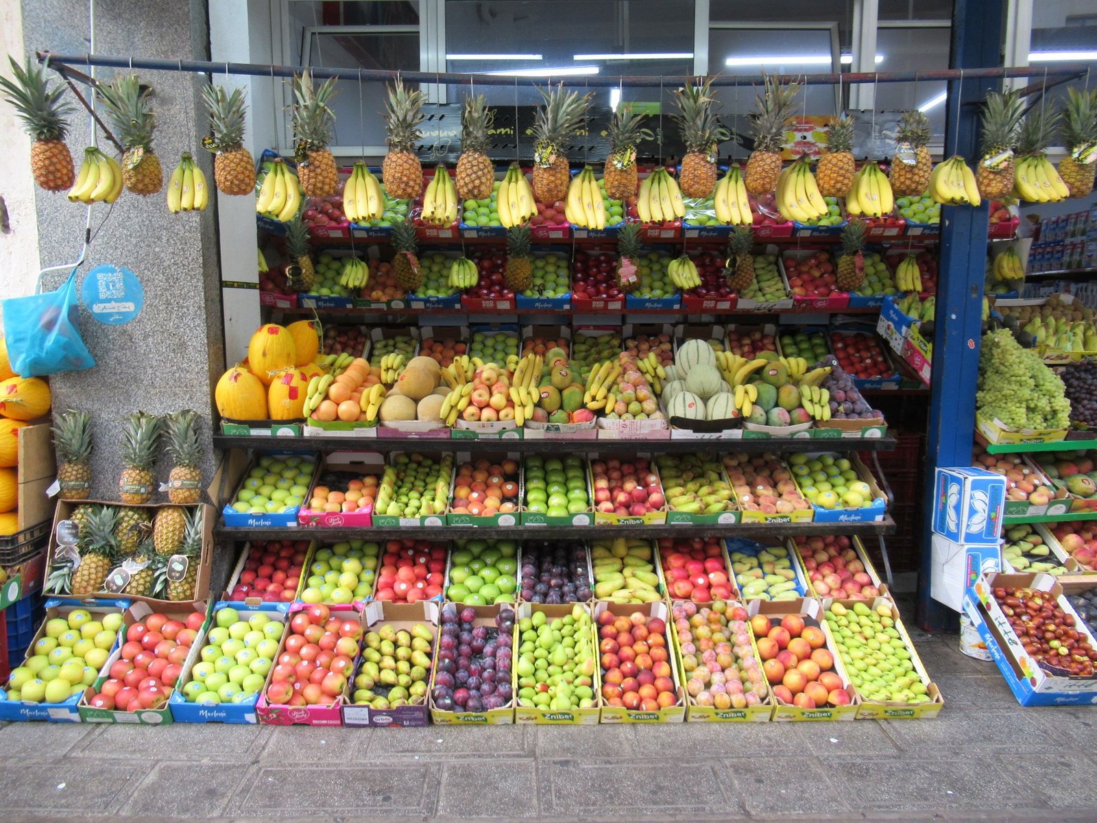 Marché de fruits frais