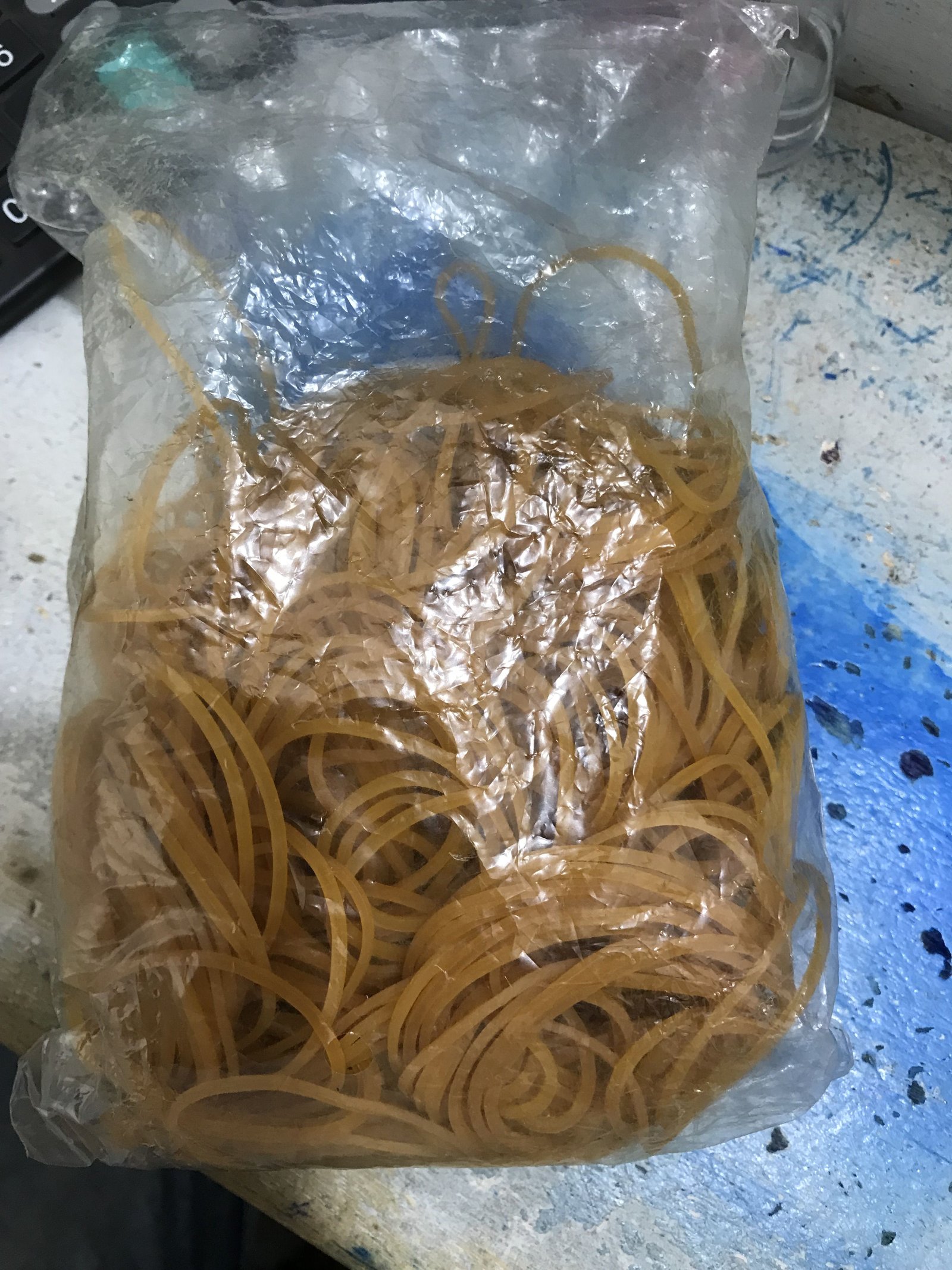 Un paquet des élastiques photo gratuite