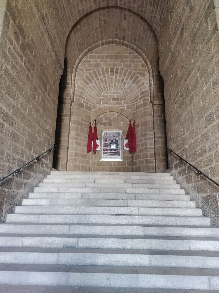 Les escaliers à l'intérieur bâtiment, palais de Mechouar, photo gratuite