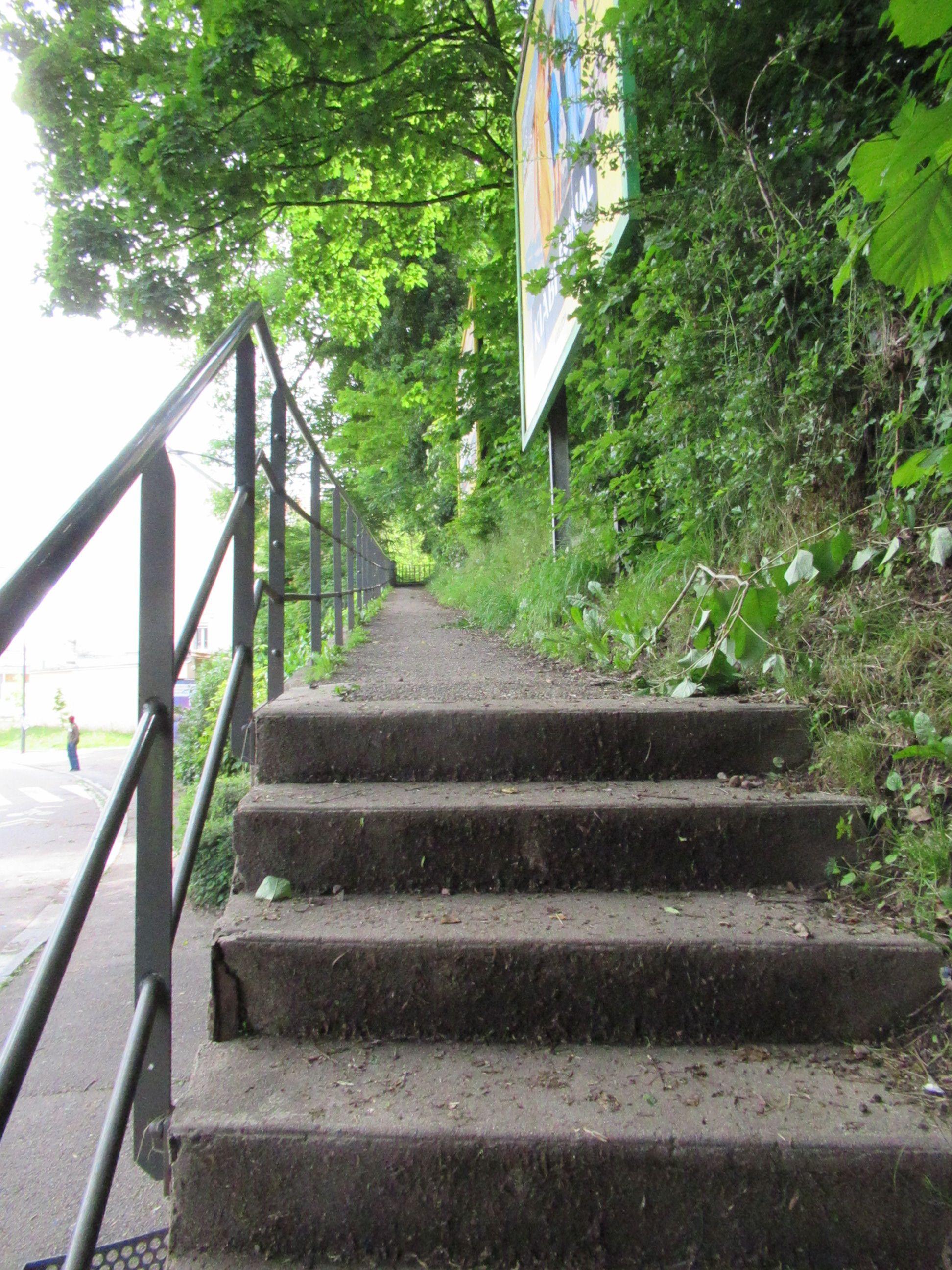 escalier dans une rue