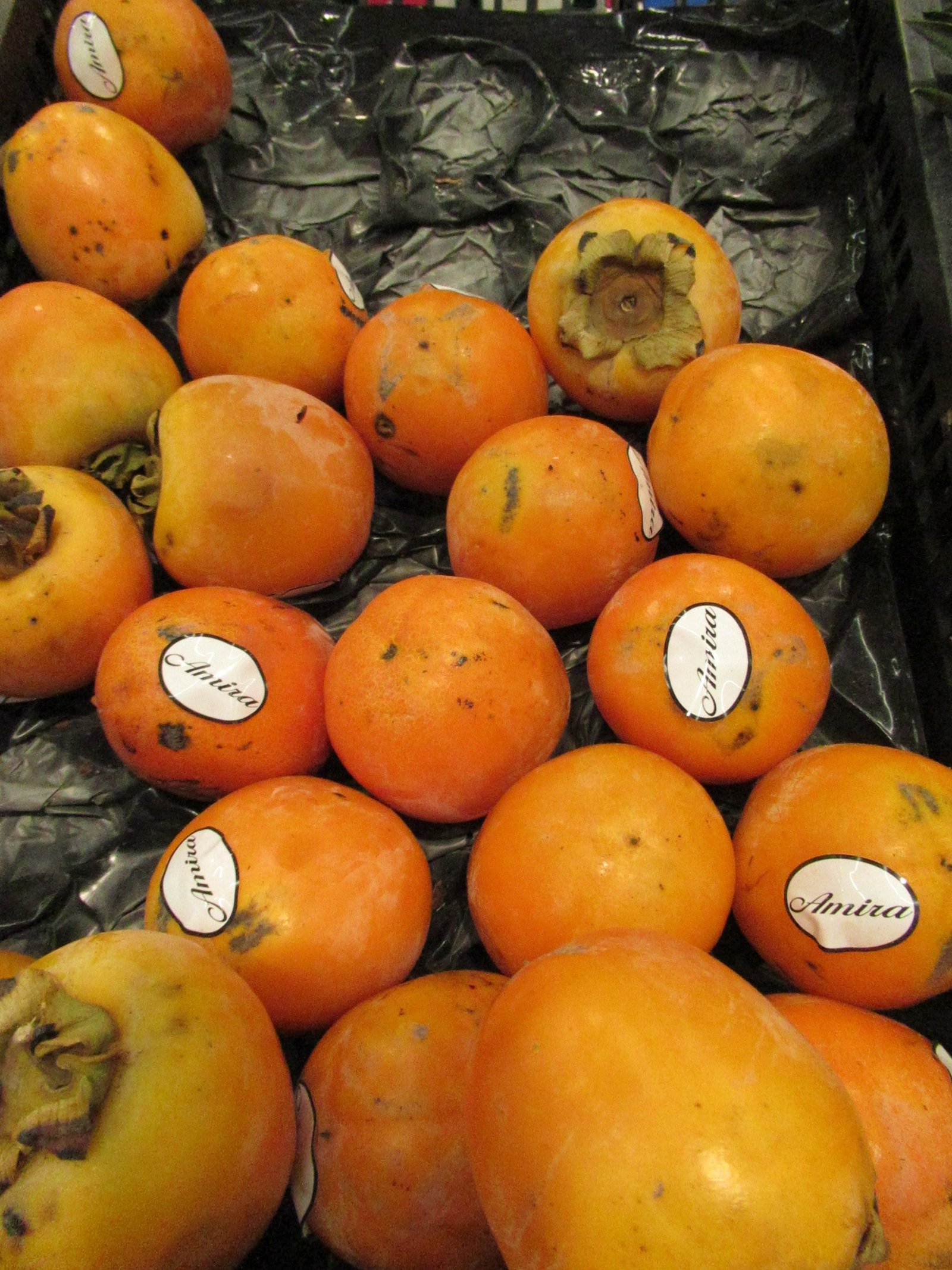 Persimmon fruits on sale