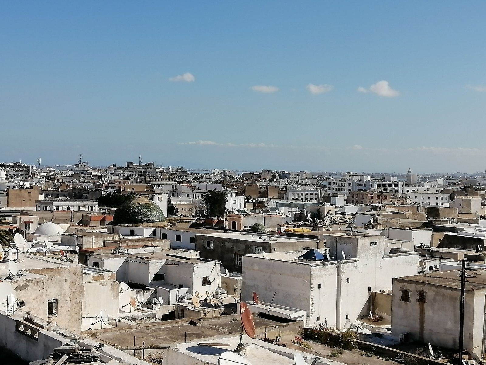 Vue sur les toits de la Médina de Tunis
