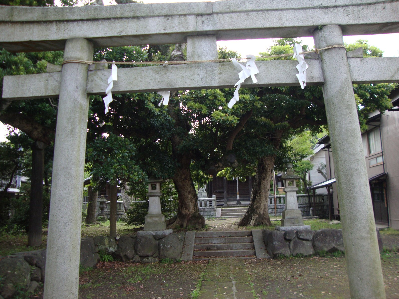 Torii dans un sanctuaire Shinto au Japon en Asie photo gratuite