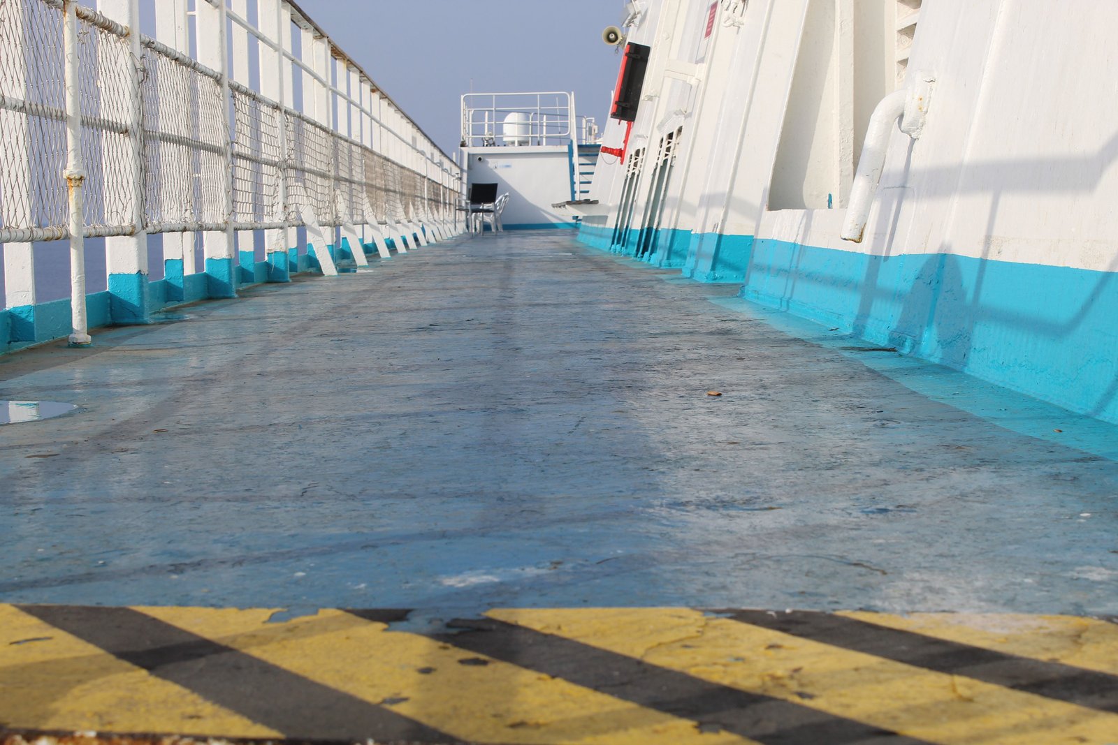 Le pont d'un navire, photo gratuite