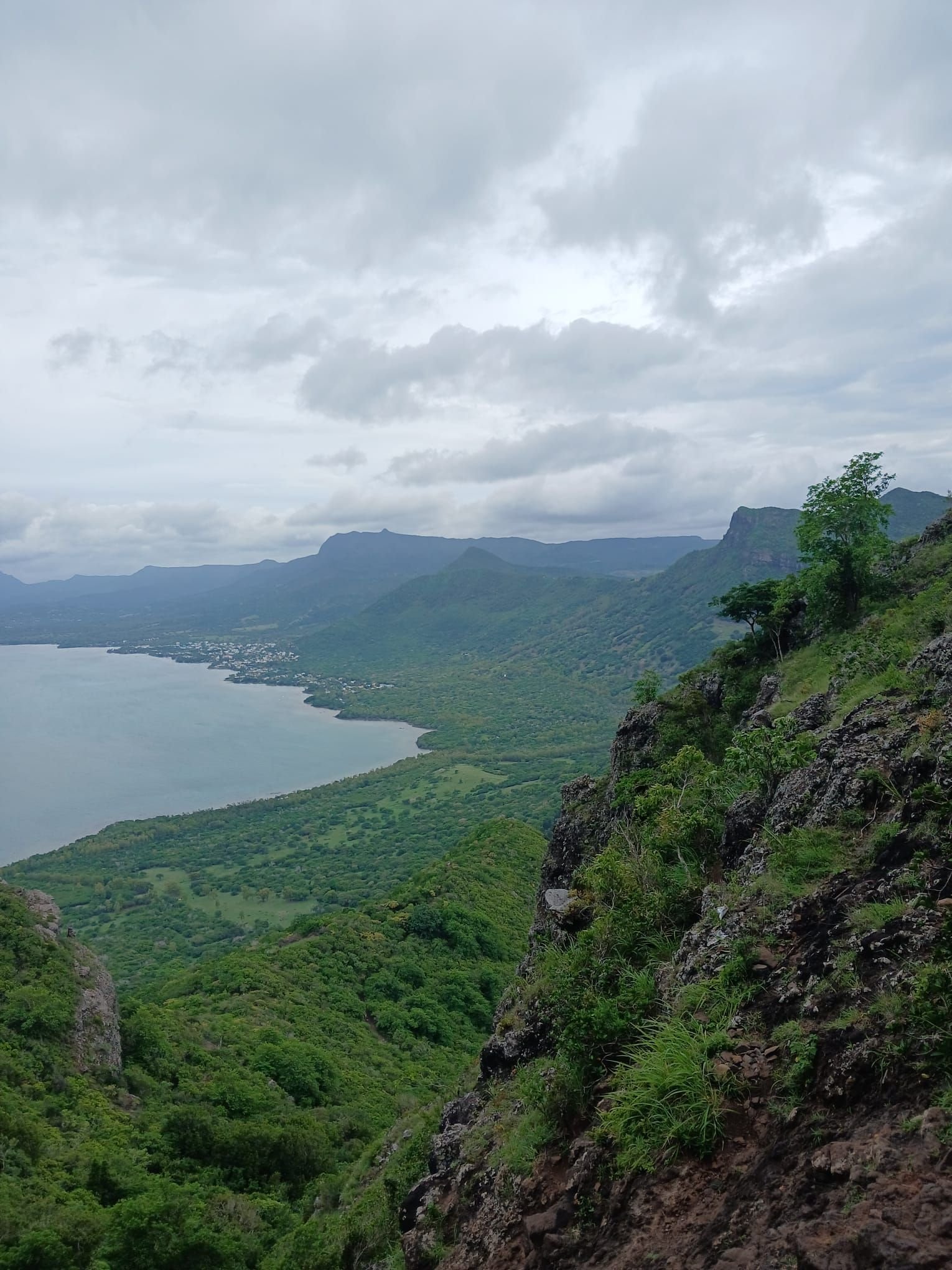 Vue panoramique de l'île de la Reunion, photo gratuite