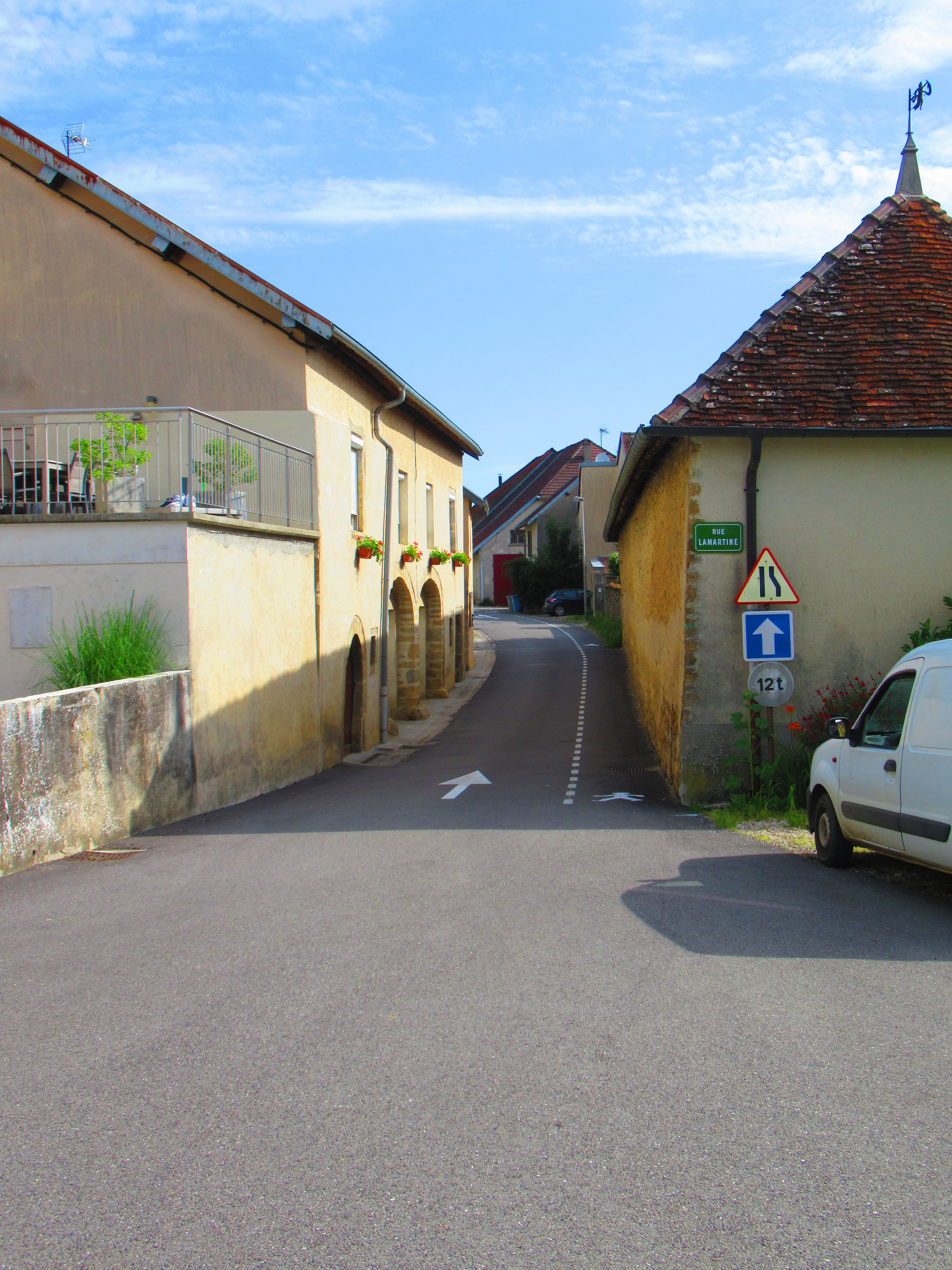 Une rue de Saint Lothain à Jura, photo gratuite