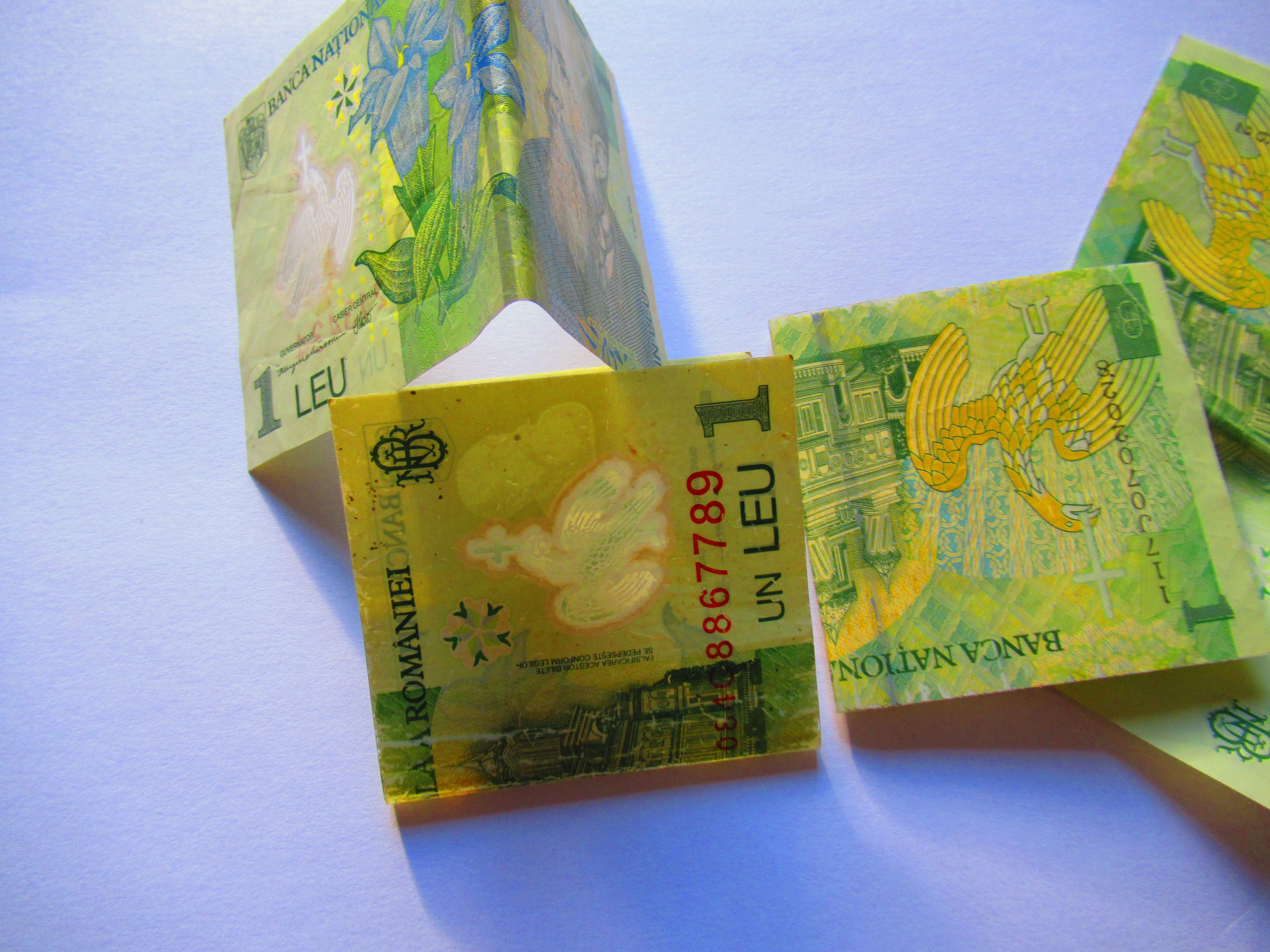 Leu Romanian banknotes free photo - Leu rumänische Banknoten kostenloses Foto