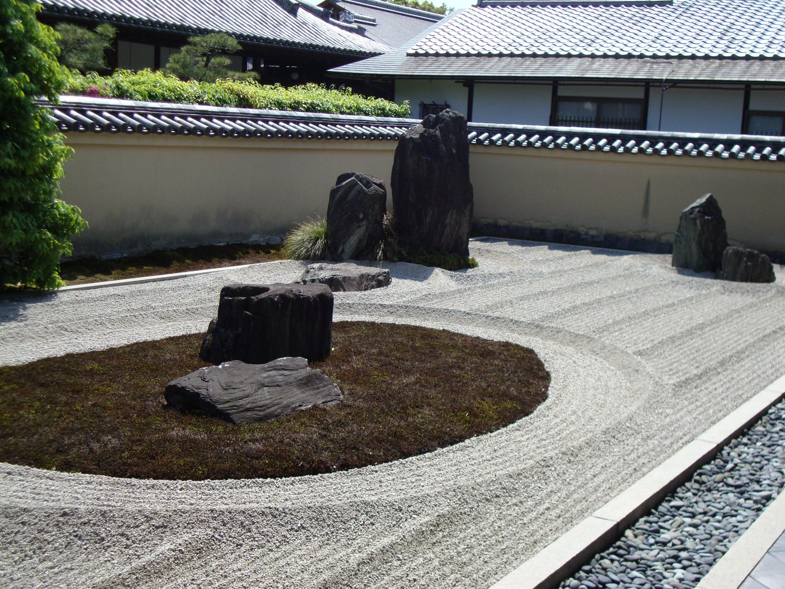 La cour du temple Ryôgen-in, Japon, Asie, photo gratuite
