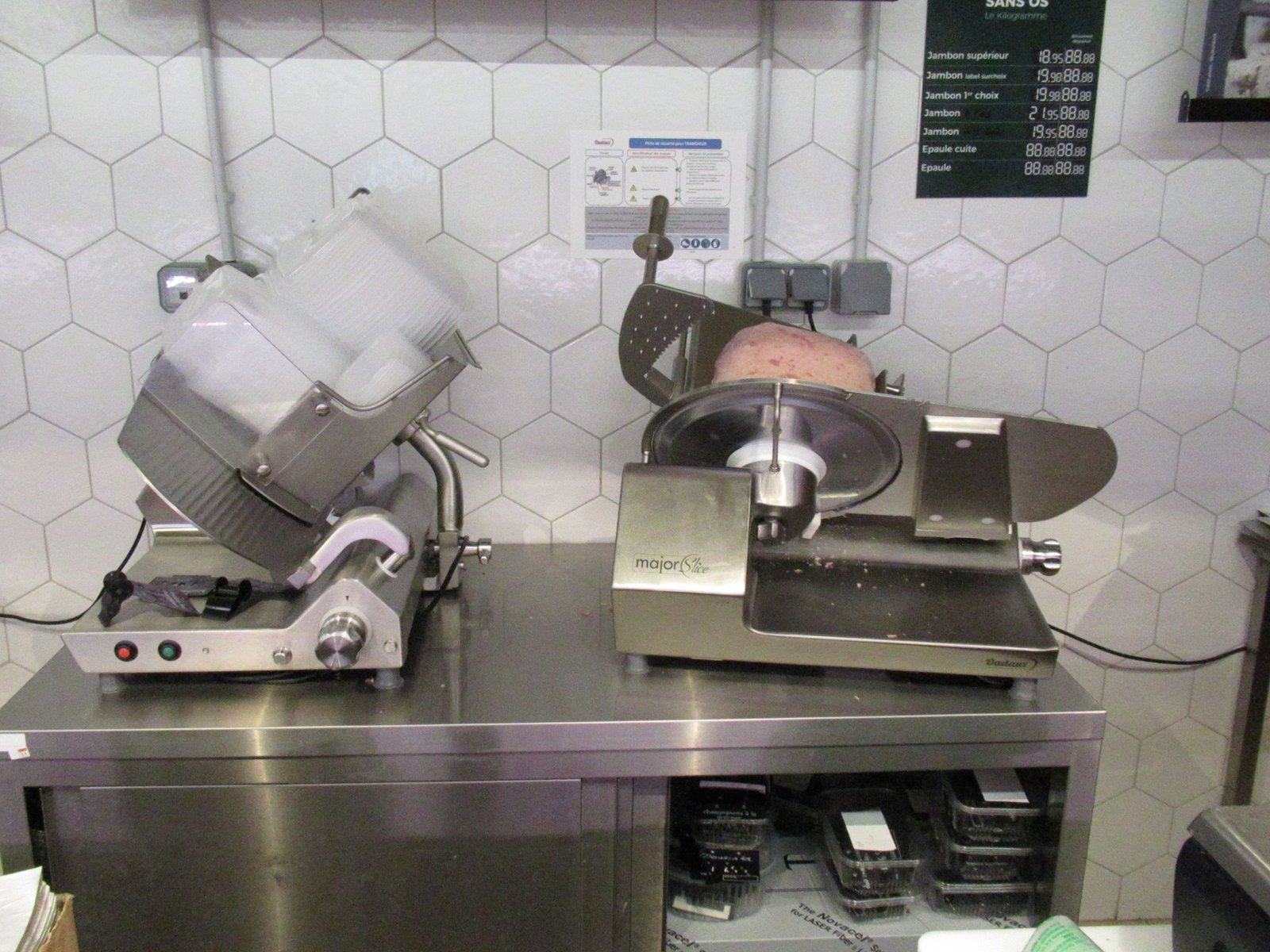 Trancheuse à jambon