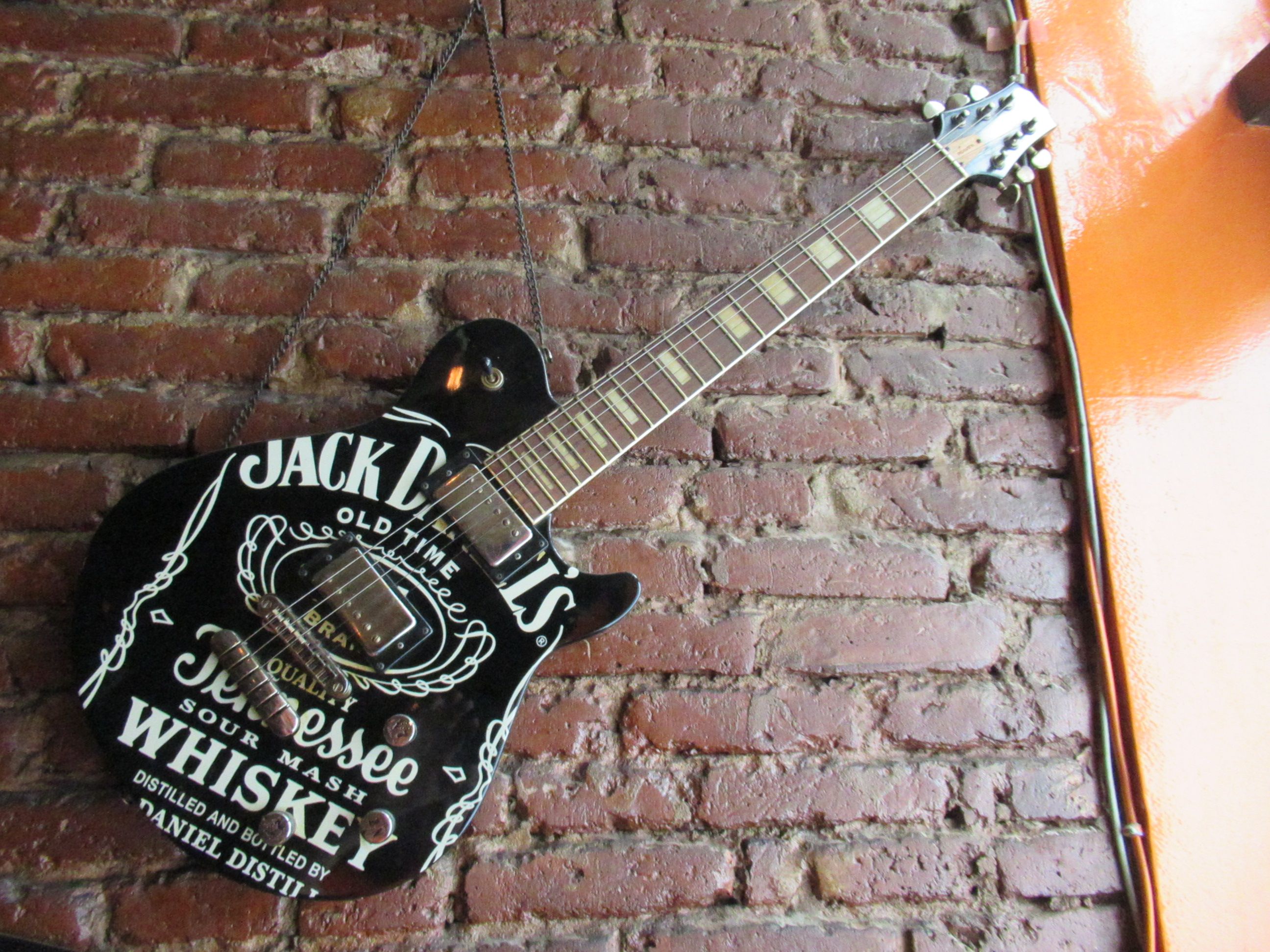 Guitare électrique publicitaire