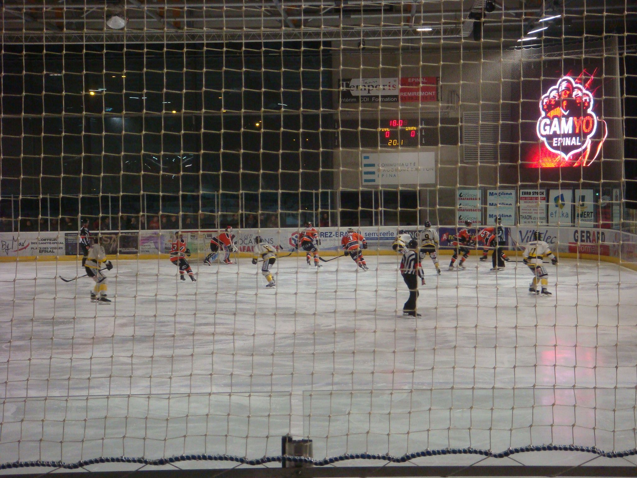 ice hockey game