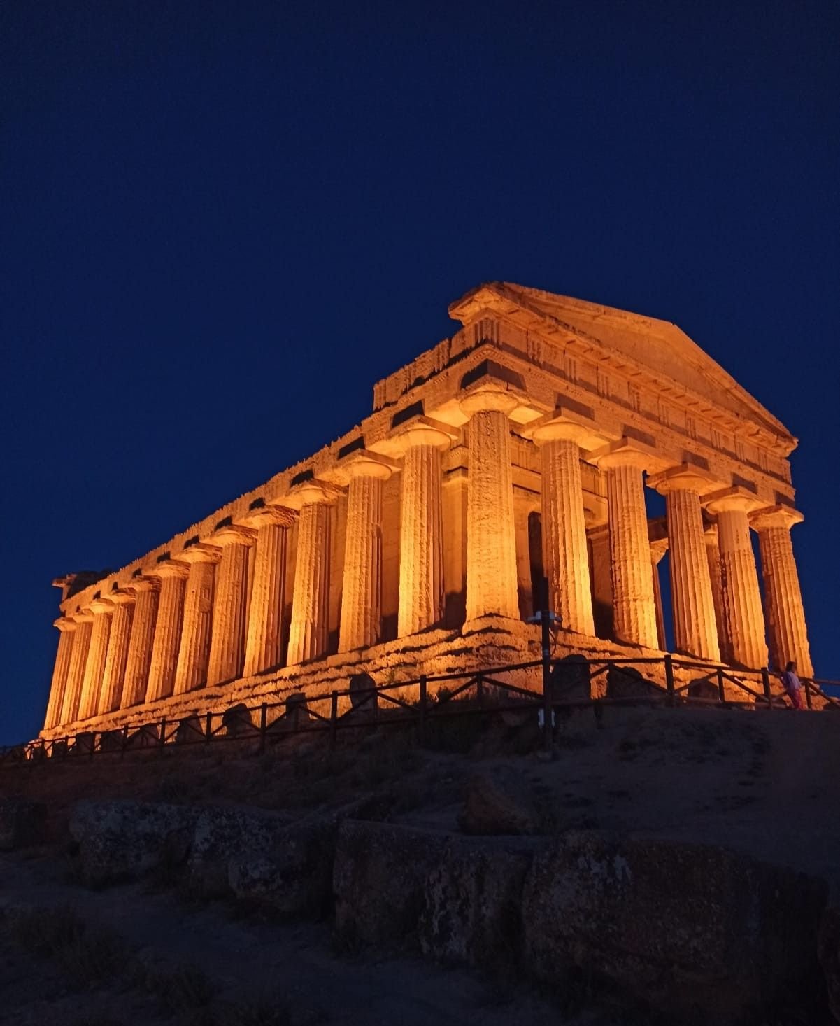 Ancient Temple of Concord, a luminous building free photo