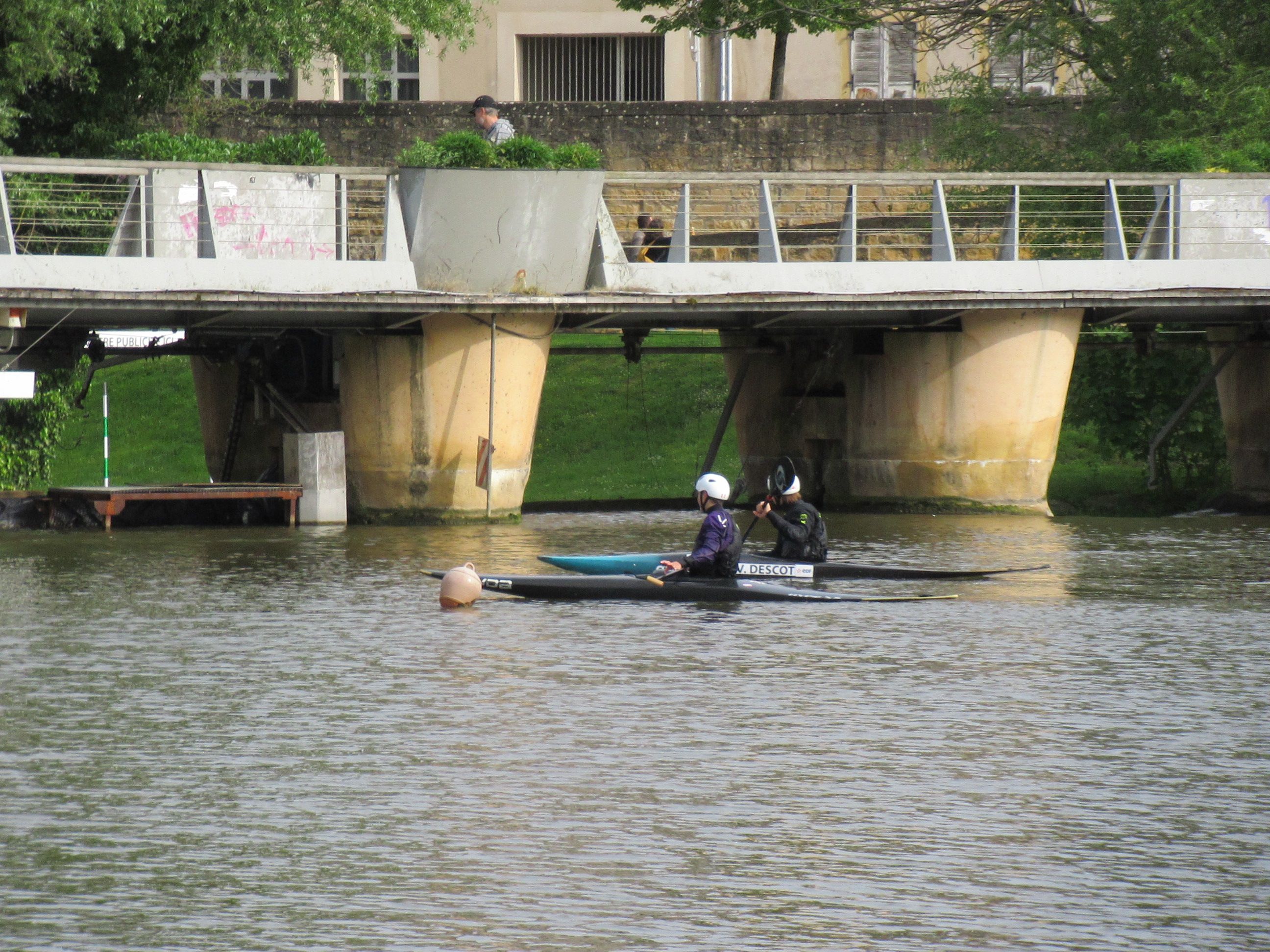 Kayaking on the Moselle