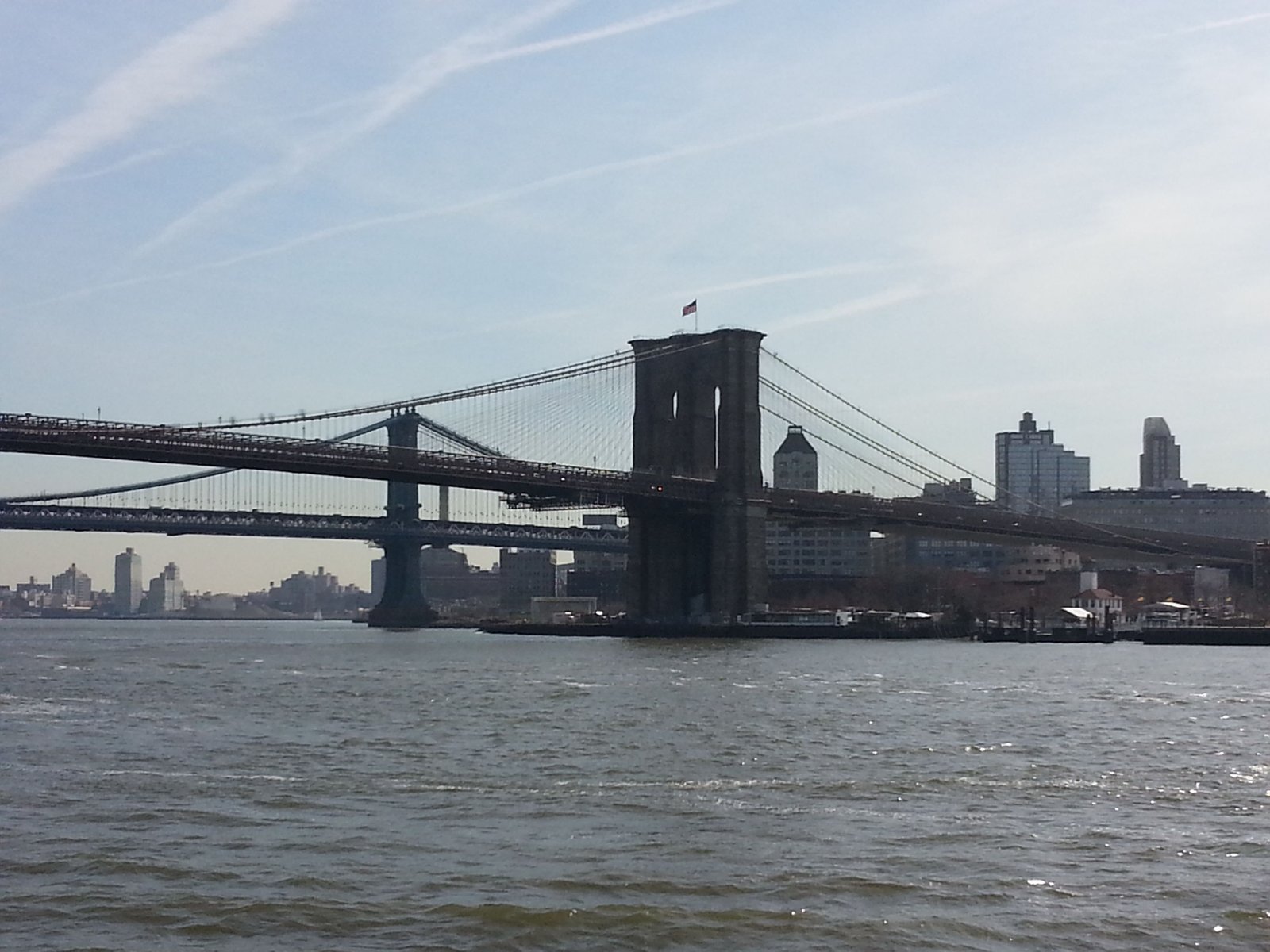 Pont de Brooklyn à New-York, États-Unis photo gratuite