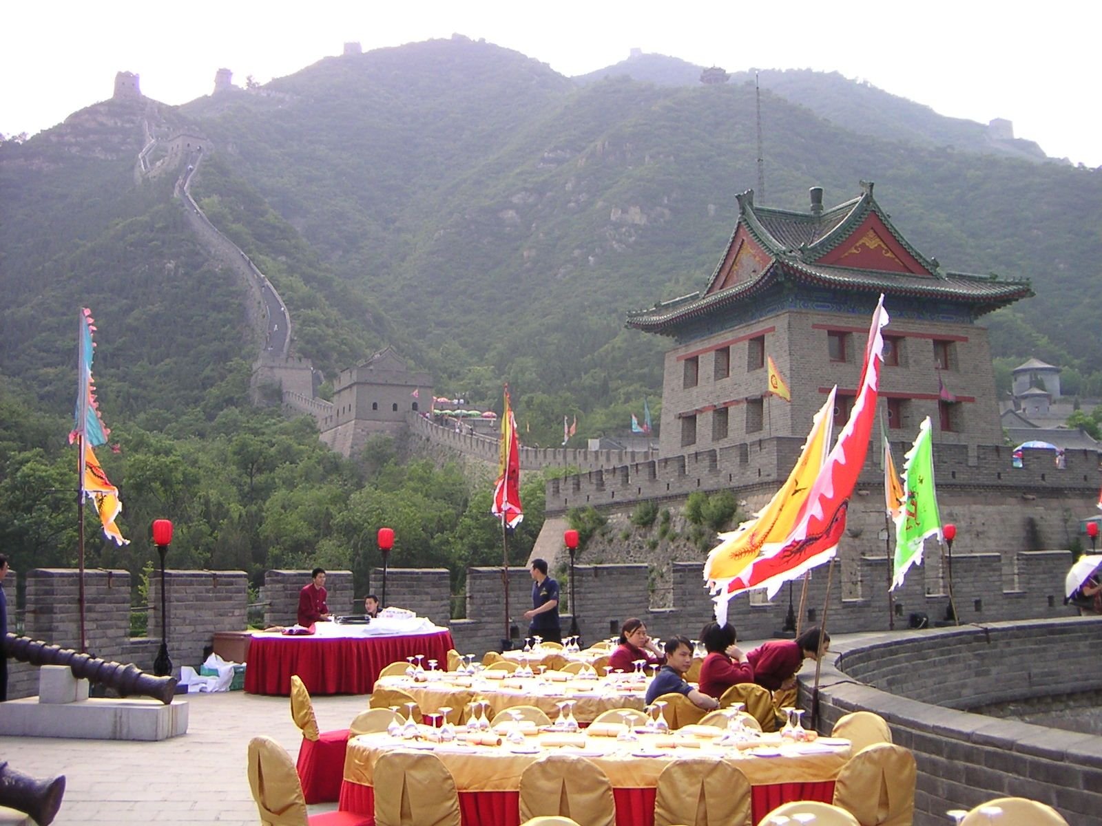 Cérémonie festivale à la grande muraille de chine, Asie photo gratuite