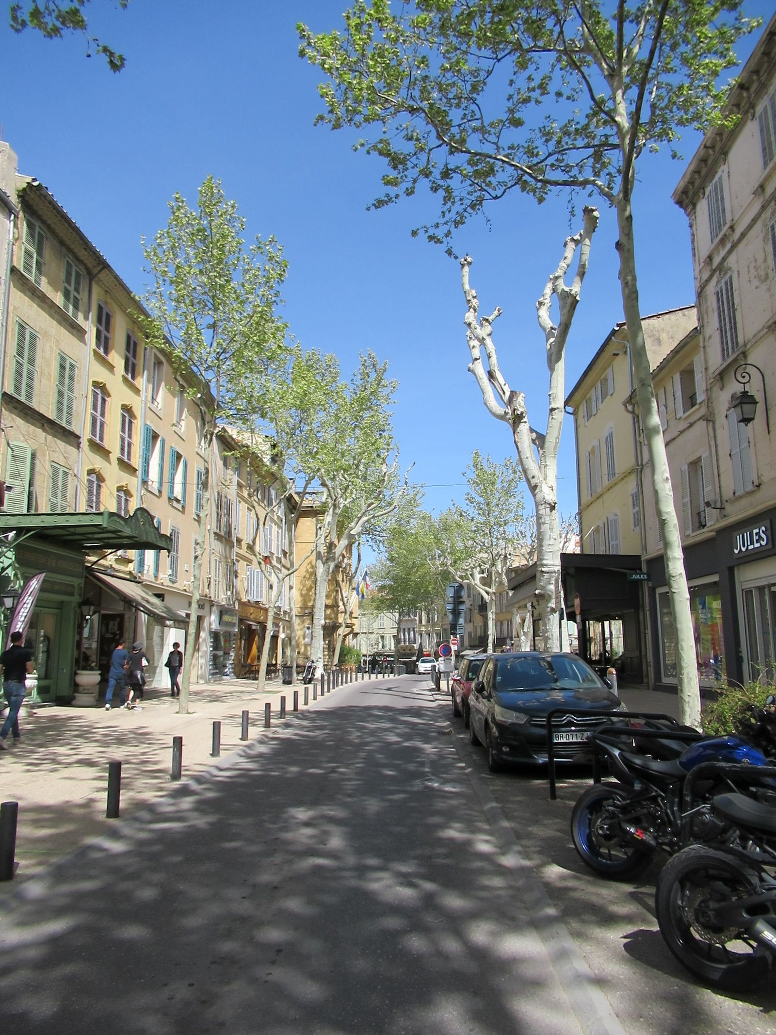 Boulevard de la République à Salon de Provence