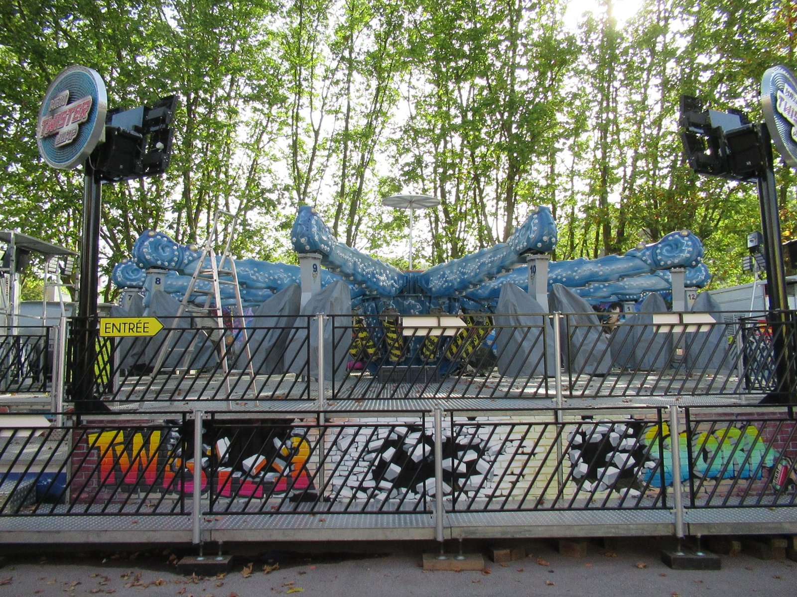 Twister Maxi Jump dans une fête foraine