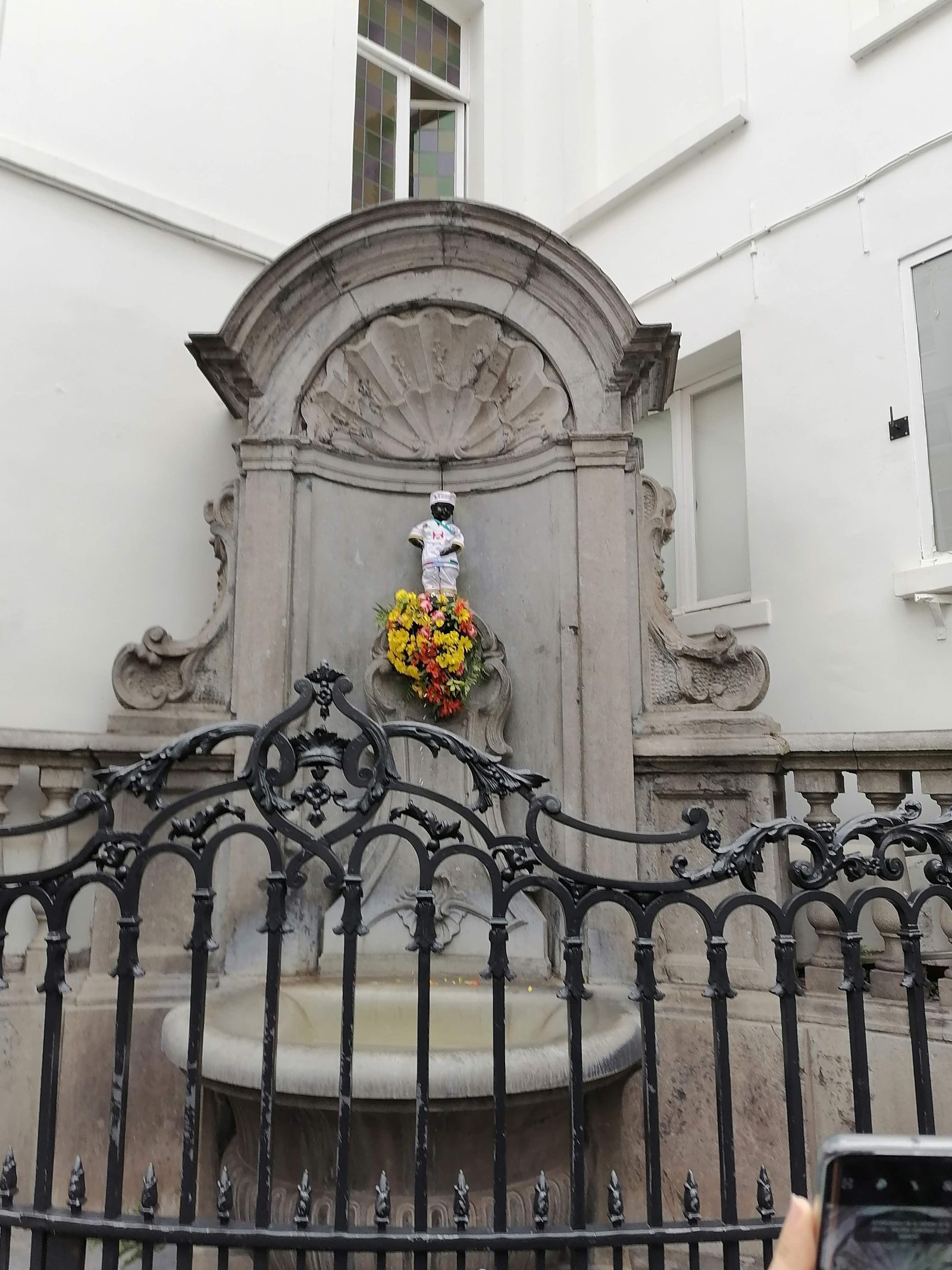 Manneken-Pis fontaine à Bruxelles en Belgique