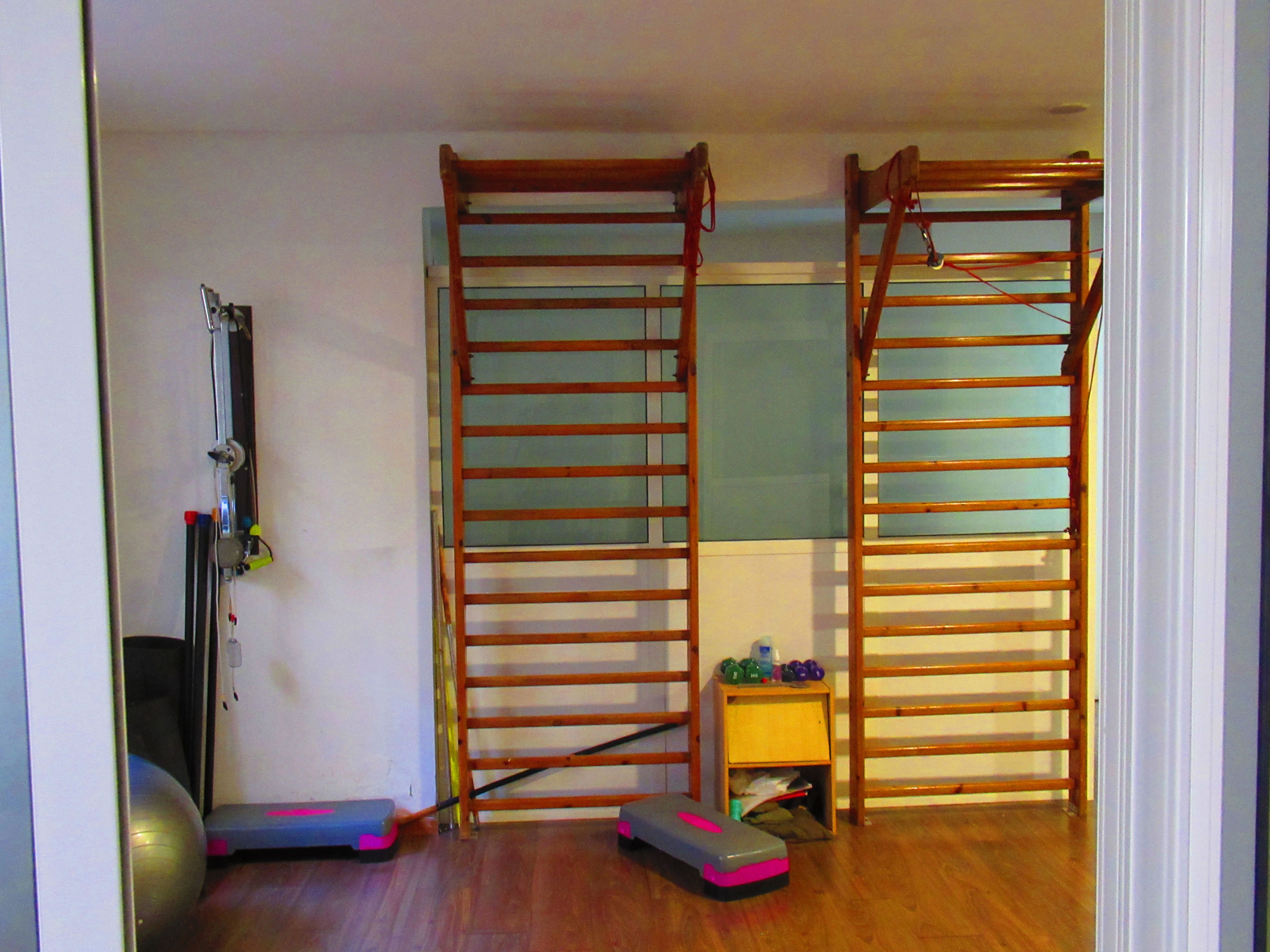 free photo Wall bars for gymnastics