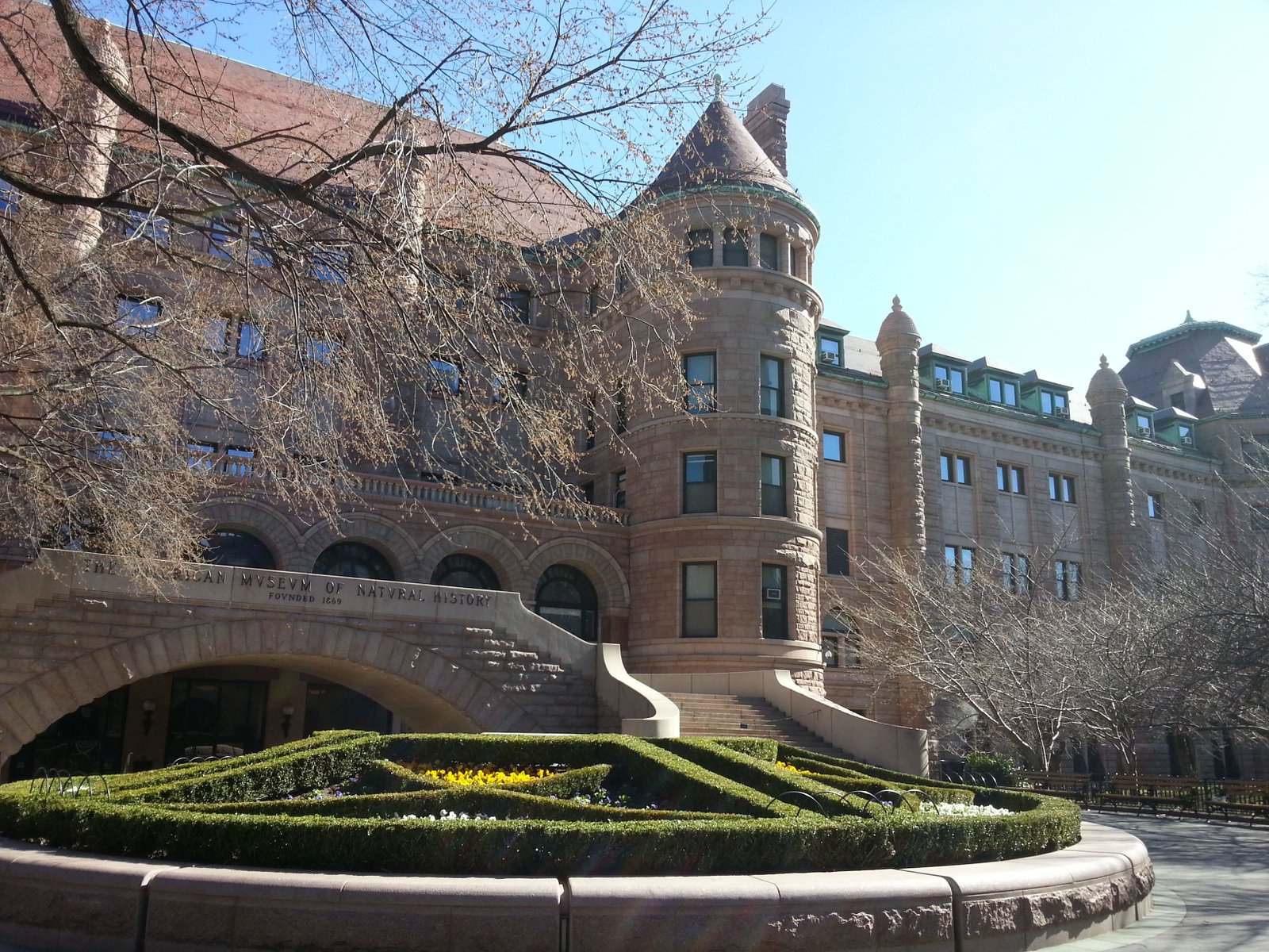 Façade du Muséum américain d'histoire naturelle à New-York, États-Unis, photo gratuite