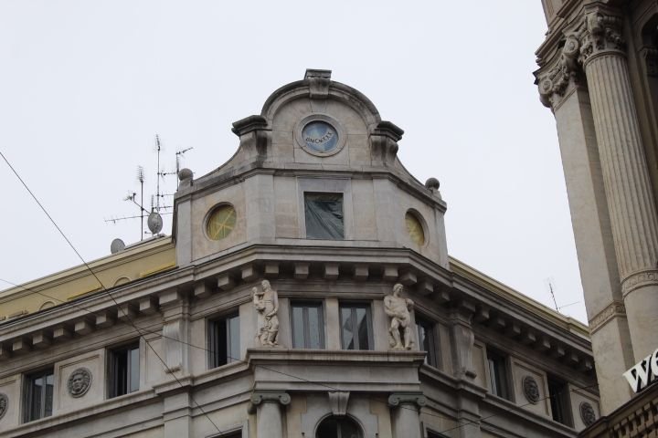 The Palazzo delle Assicurazioni Generali building in Milan, Italy, free photo