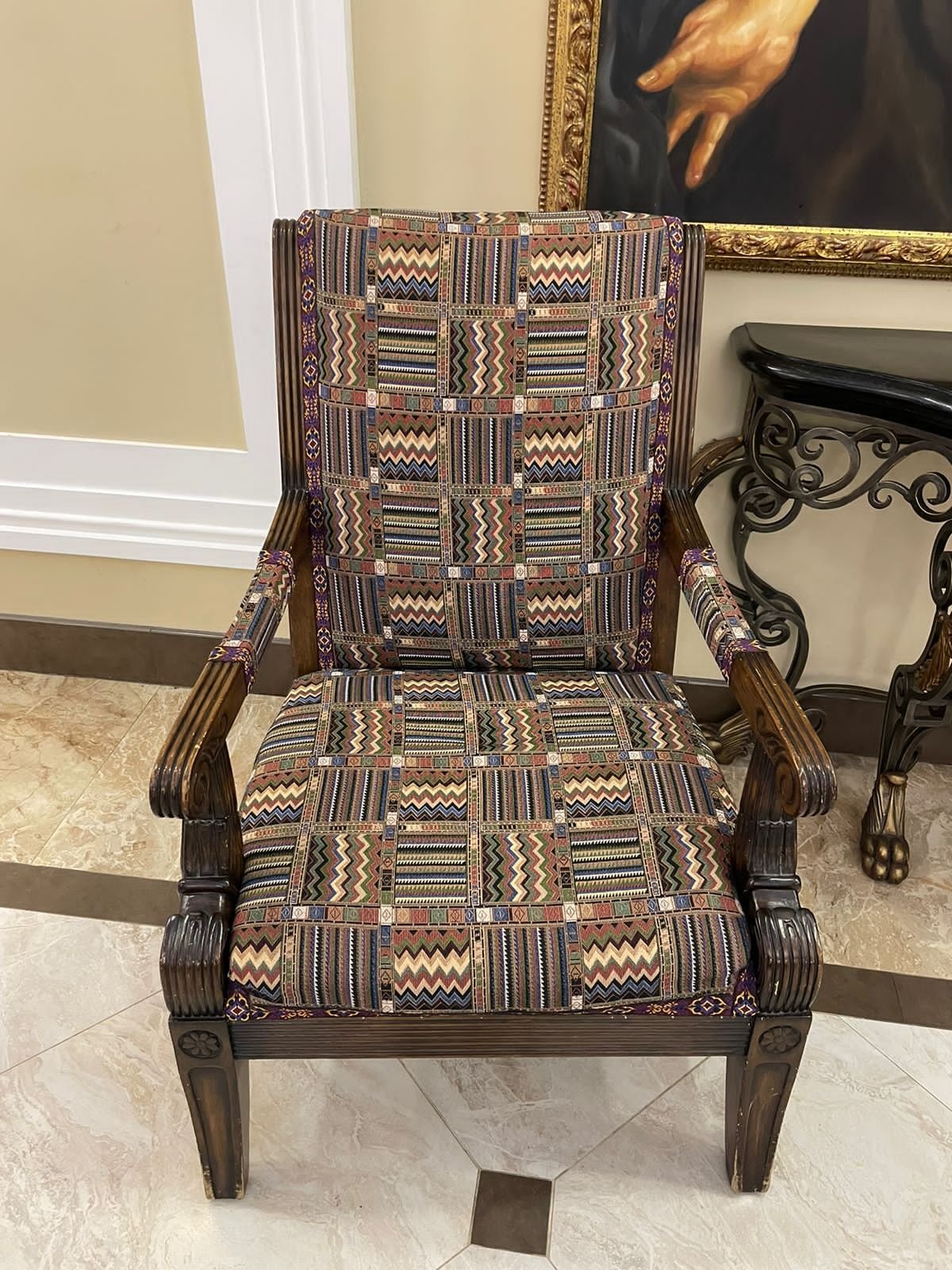 Antique Louis XIV style armchair