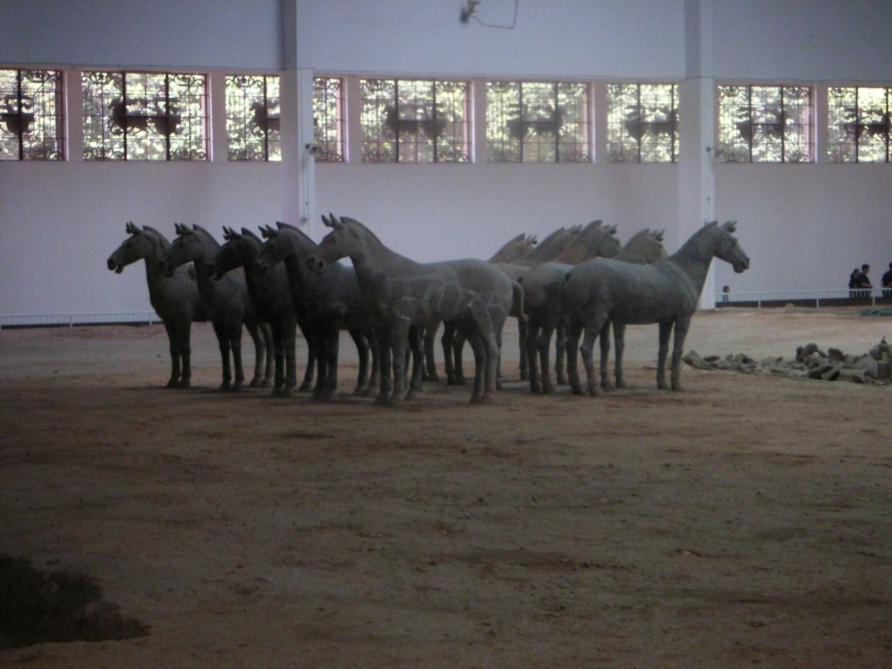 Les chevaux de l'armée de terre cuite de Xi'an