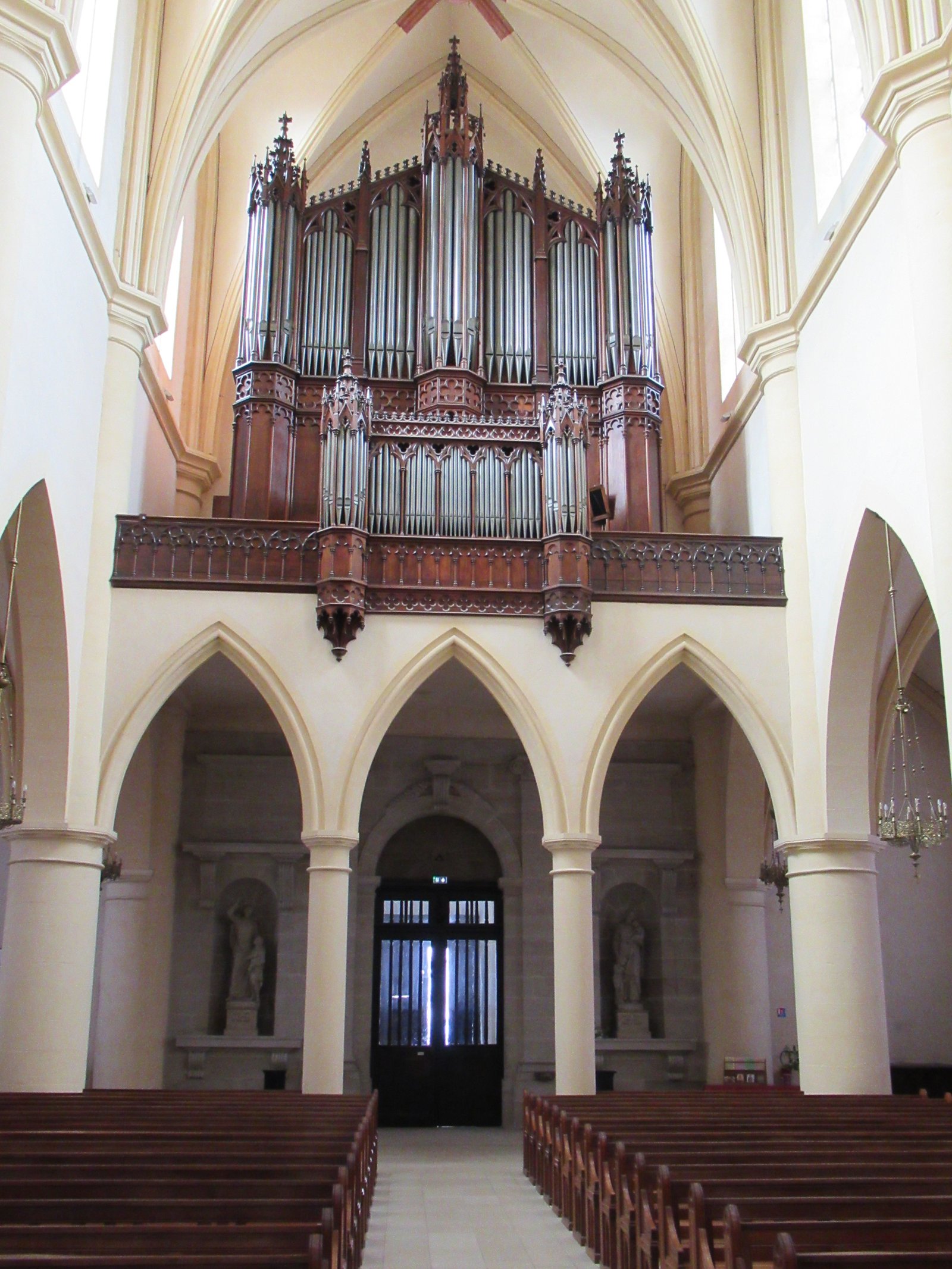 Grand orgue de l'abbatiale de Remiremont