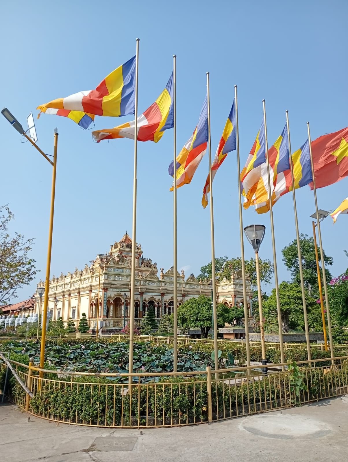 Pagode Vinh Trang, temple bouddhiste, Vietnam, photo gratuite